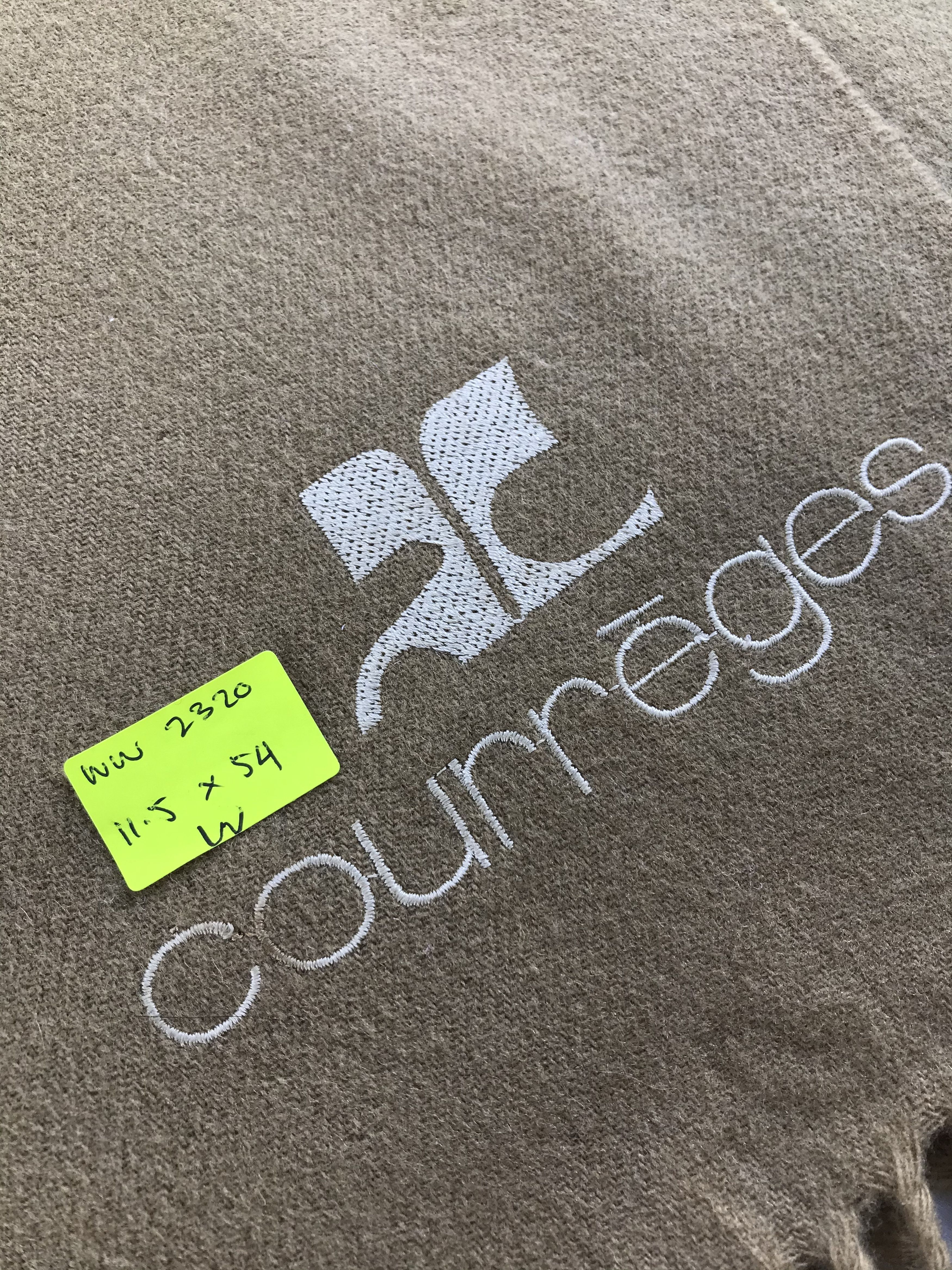 Courreges Courreges Homme Scarf / Muffler / Neckwear - WW2320 Size ONE SIZE - 5 Thumbnail