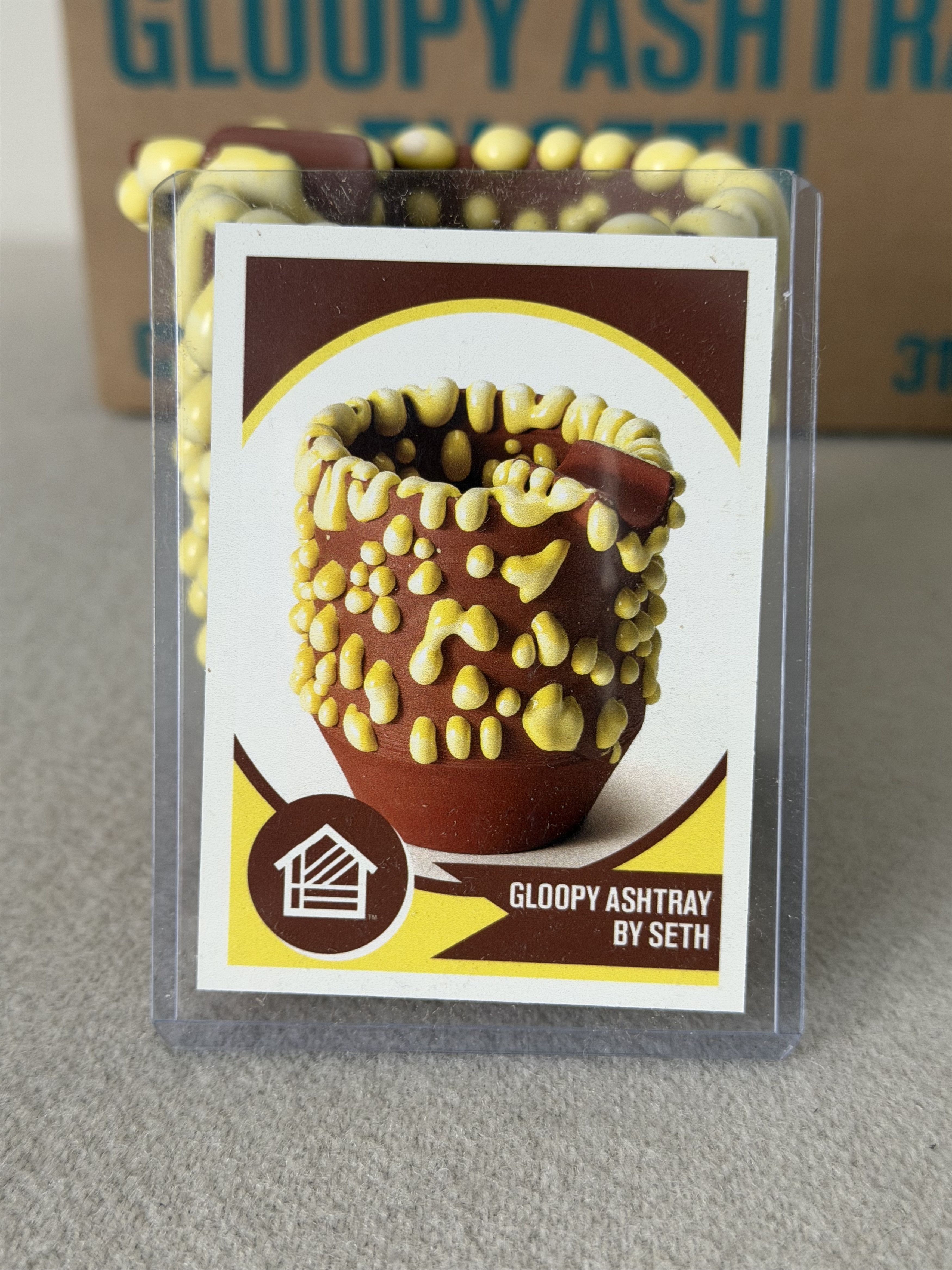 Houseplant Houseplant Gloopy Ashtray in Brown Yellow Size ONE SIZE - 7 Thumbnail