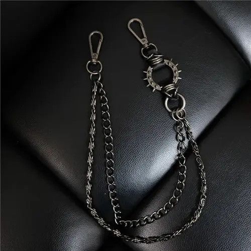 Jewelry 2 Layer Waist Punk Wallet Chain Size ONE SIZE - 2 Thumbnail