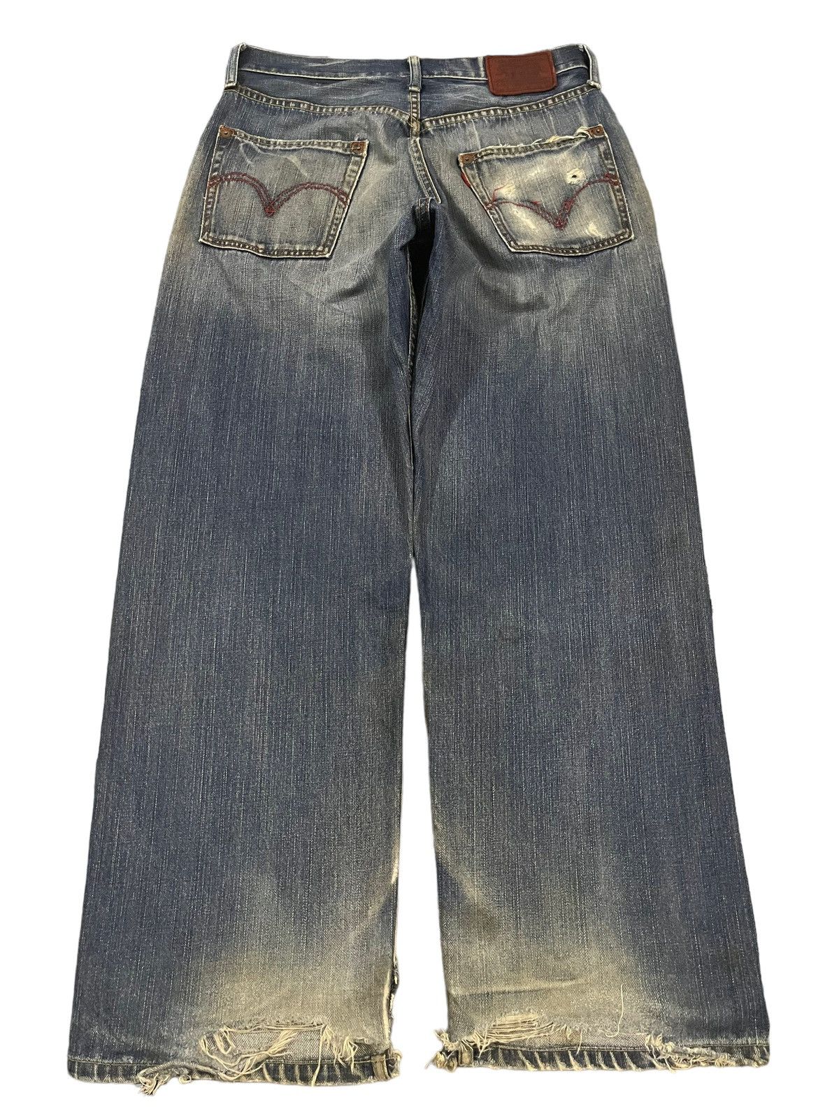 Levi's Vintage 90s Levis 709 Blue Wash Style Baggy Jeans Size US 31 - 2 Thumbnail