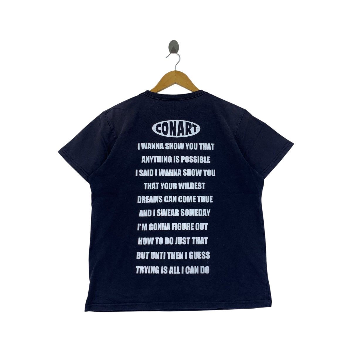 Vintage Vintage CONART HIP HOP RAP Natural Faded Thrashed Tee Shirt Size L / US 10 / IT 46 - 5 Thumbnail