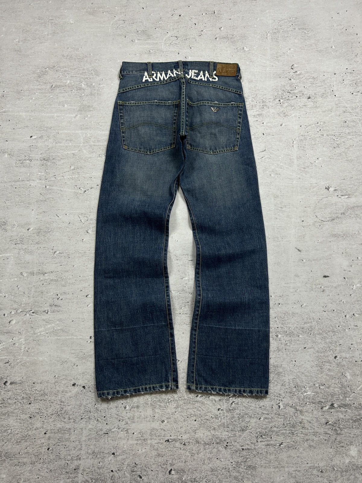 Armani × Giorgio Armani × Vintage ?Y2K VINTAGE ARMANI BIG LOGO 