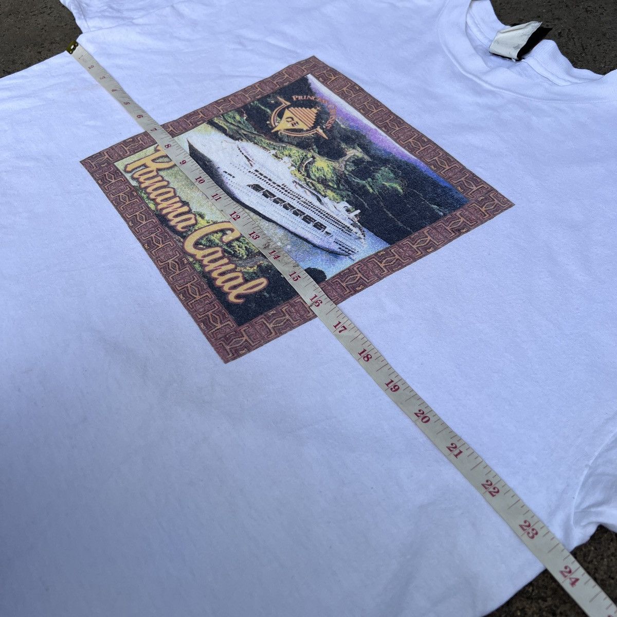 Giant × Vintage Vintage Princess cruises Panama Canal Promo Tee XL Art Size US XL / EU 56 / 4 - 10 Thumbnail