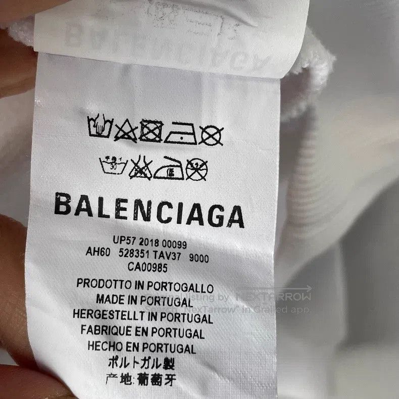 Balenciaga Balenciaga Hood logo print solid-color loose hooded sweats Size US XS / EU 42 / 0 - 4 Thumbnail