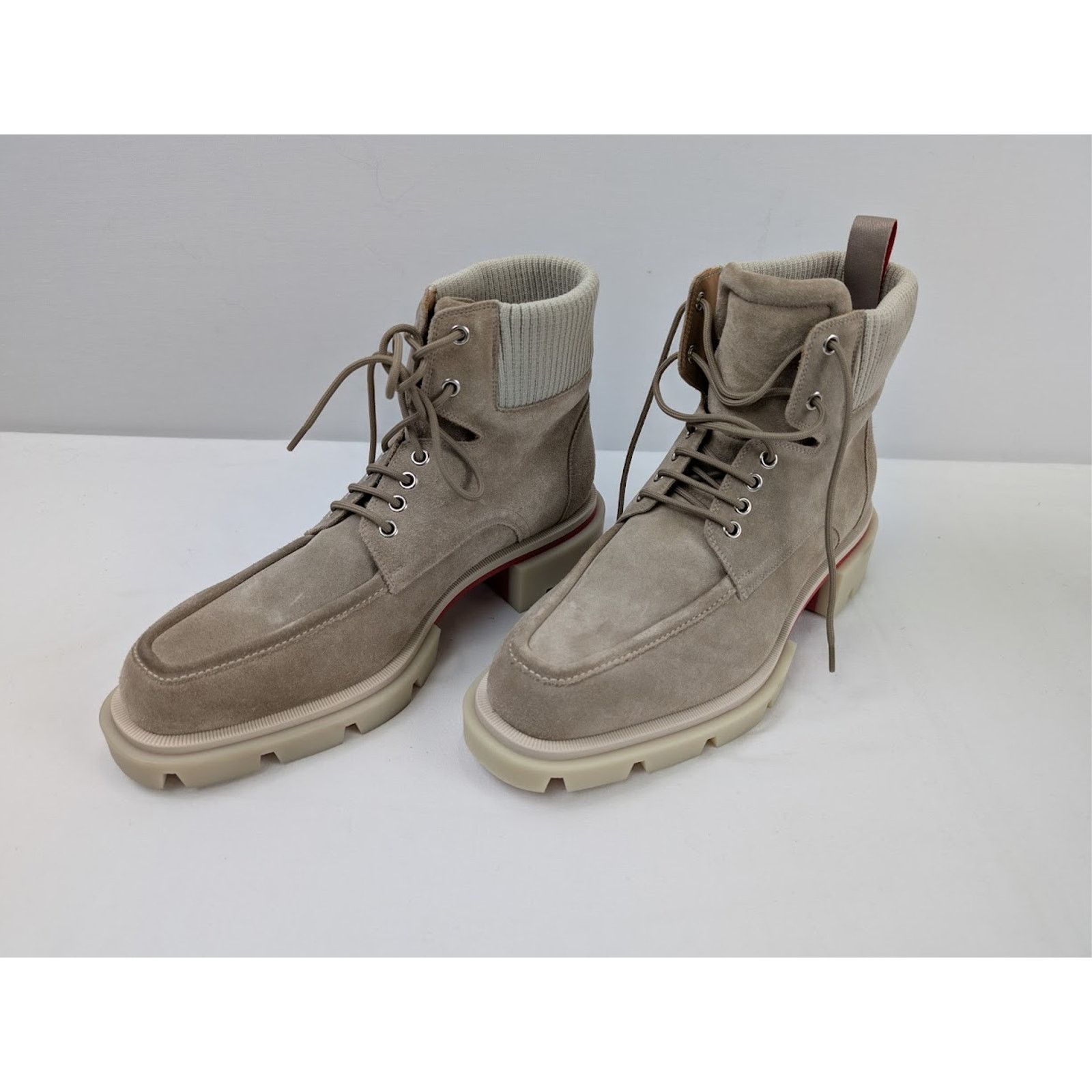 Christian Louboutin o1rshd1 Our Walk Flat Boot in Saharienne Size US 11.5 / EU 44-45 - 7 Thumbnail