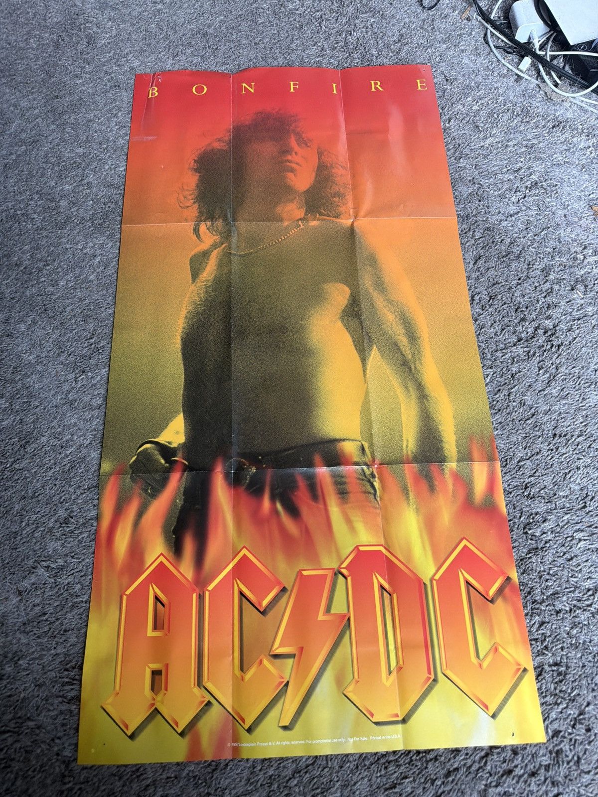 AC/DC 1997 AC/DC Bonfire Poster Size ONE SIZE - 2 Thumbnail