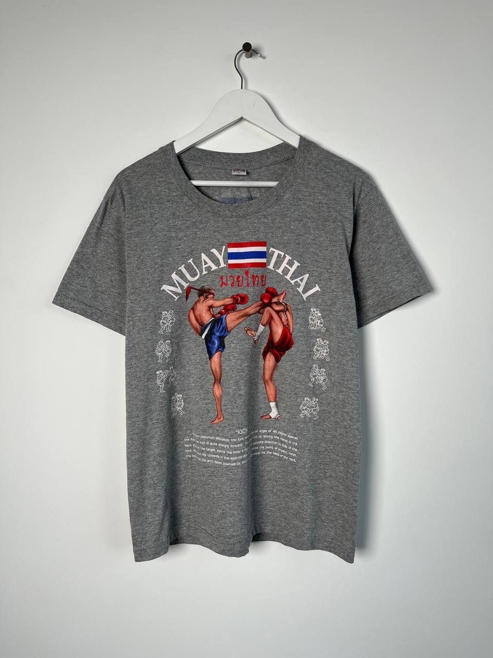 Other Vintage Muay Thai Thailand Boxing Grey Tee Size US L / EU 52-54 / 3 - 1 Thumbnail