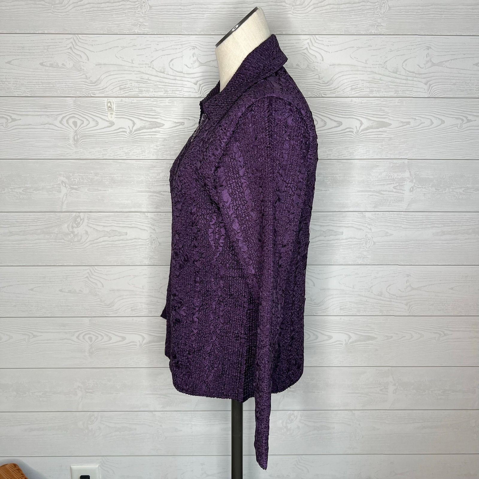 Other Magic It Fits Rhinestone Zipper Jacket size M/L Size M / US 6-8 / IT 42-44 - 3 Thumbnail