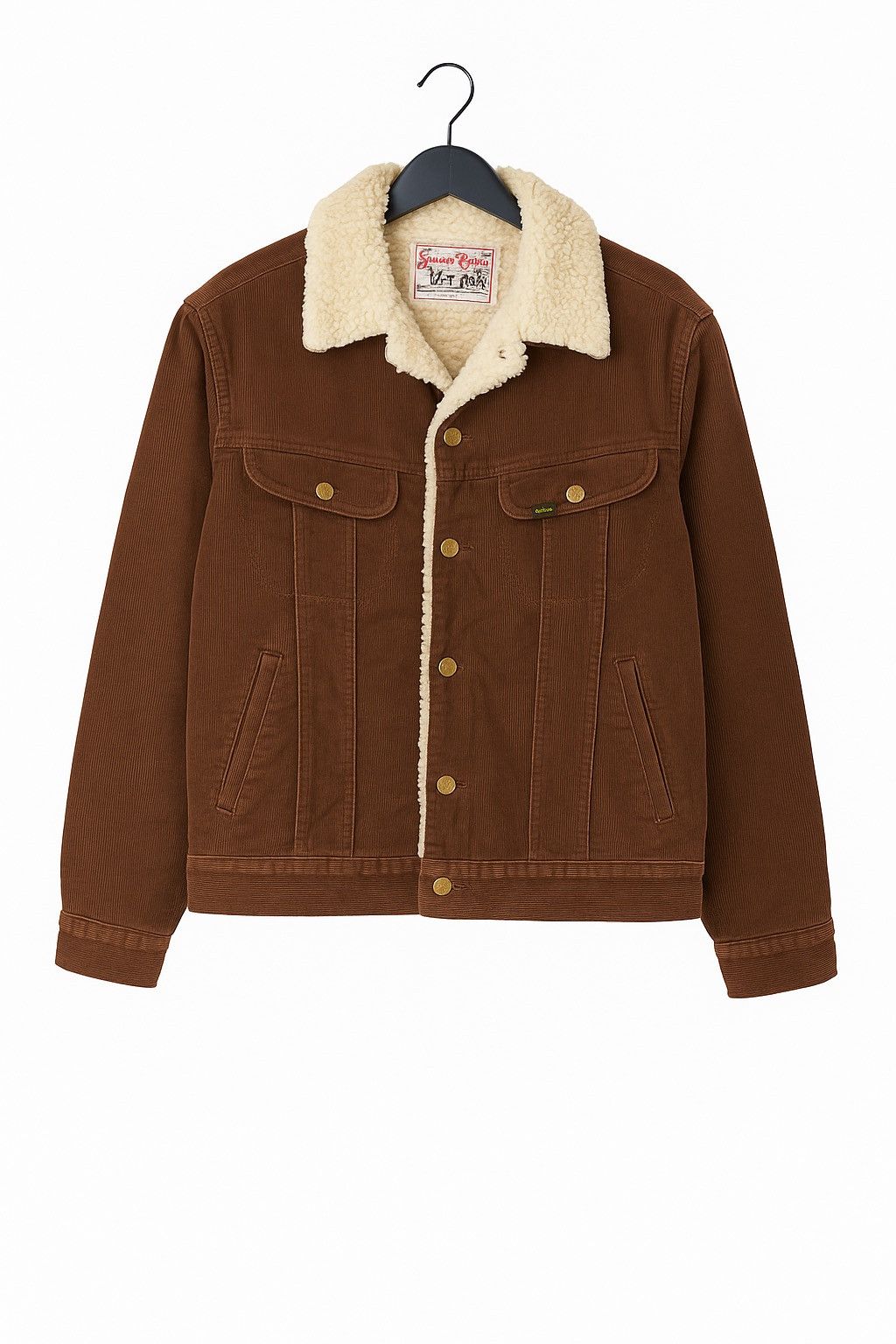 Vintage Lee Storm Rider Corduroy Sherpa Jacket Brown – Men's