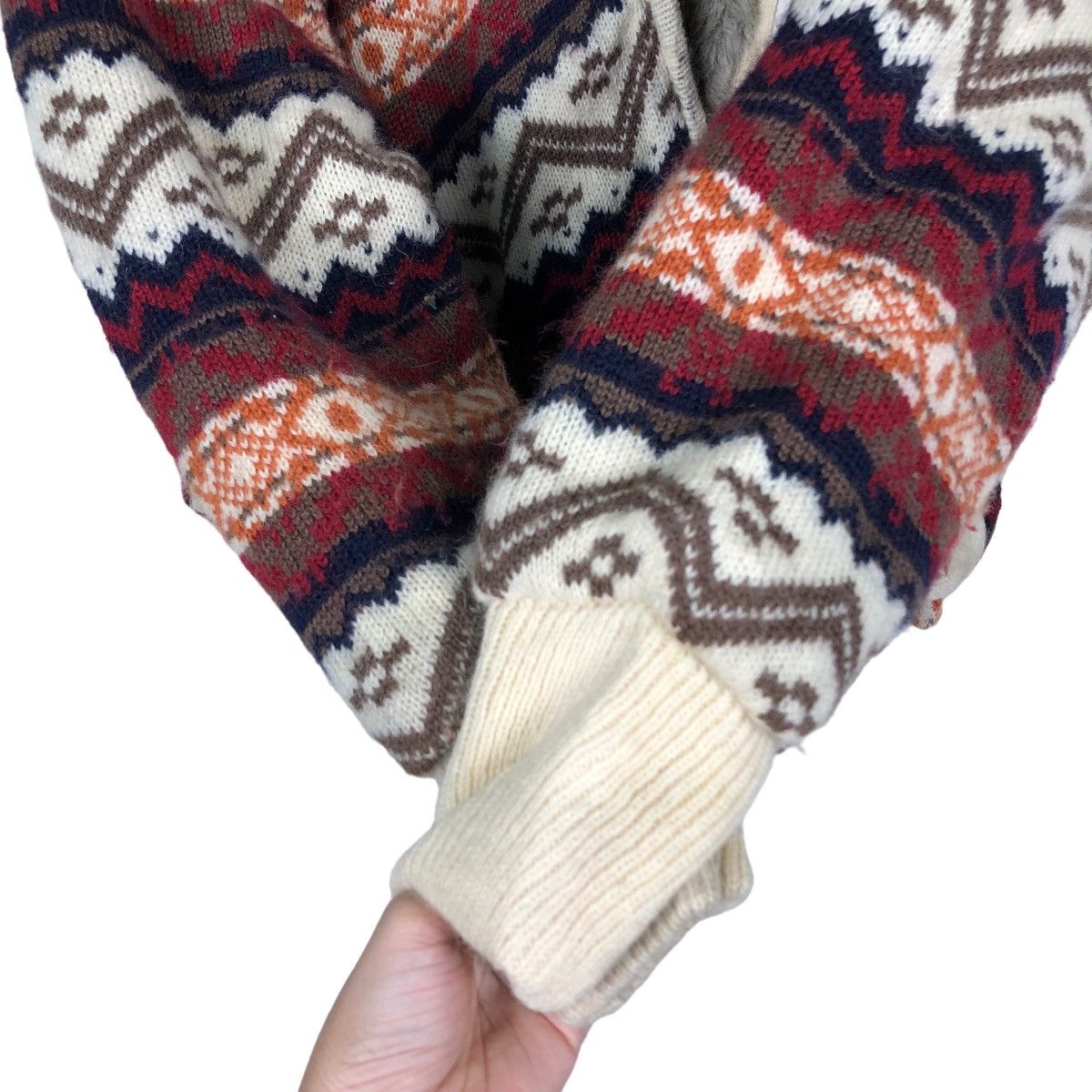 Hysteric Glamour 🔥90s Navajo Aztec Design Rio Brothers Striped Hoodie Winter Size US L / EU 52-54 / 3 - 13 Thumbnail