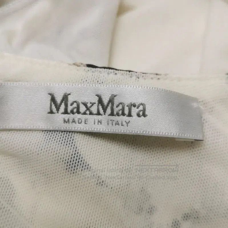 Max Mara MaxMara White Silk Floral Dress for Women . Size L / US 10 / IT 46 - 4 Thumbnail