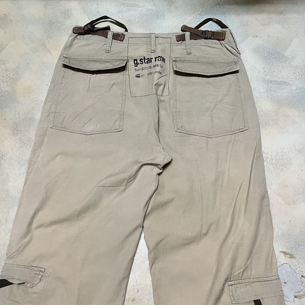 G-Star G Star Raw Denim Cargo Multipockets Style Size US 34 / EU 50 - 16 Thumbnail
