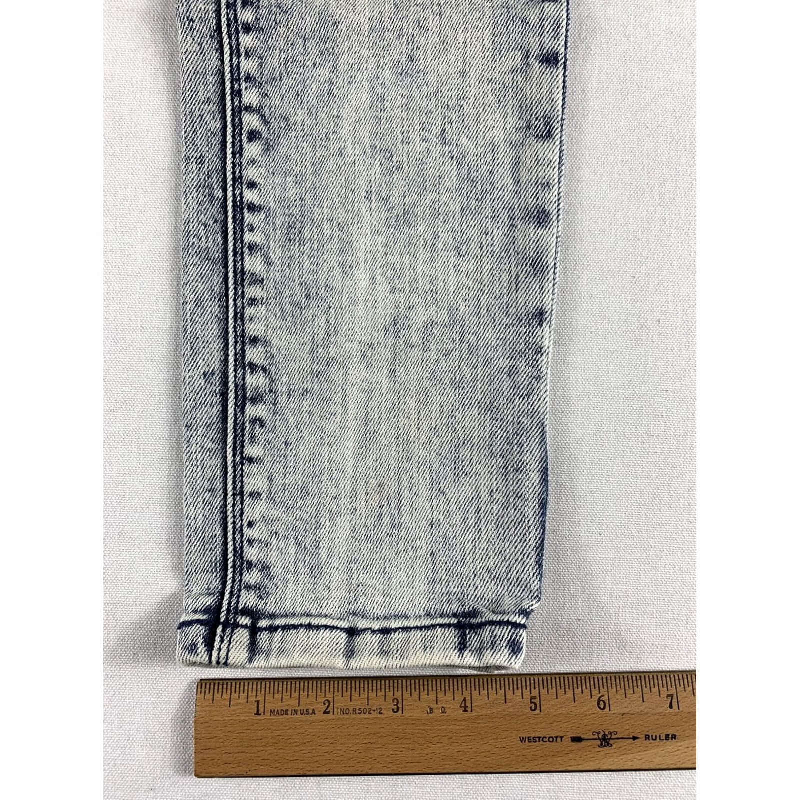 Bdg BDG Jeans Womens 27 Blue Acid WASH Skinny Ankle Cigarette Denim 27X33 Size 27" / US 4 / IT 40 - 2 Thumbnail