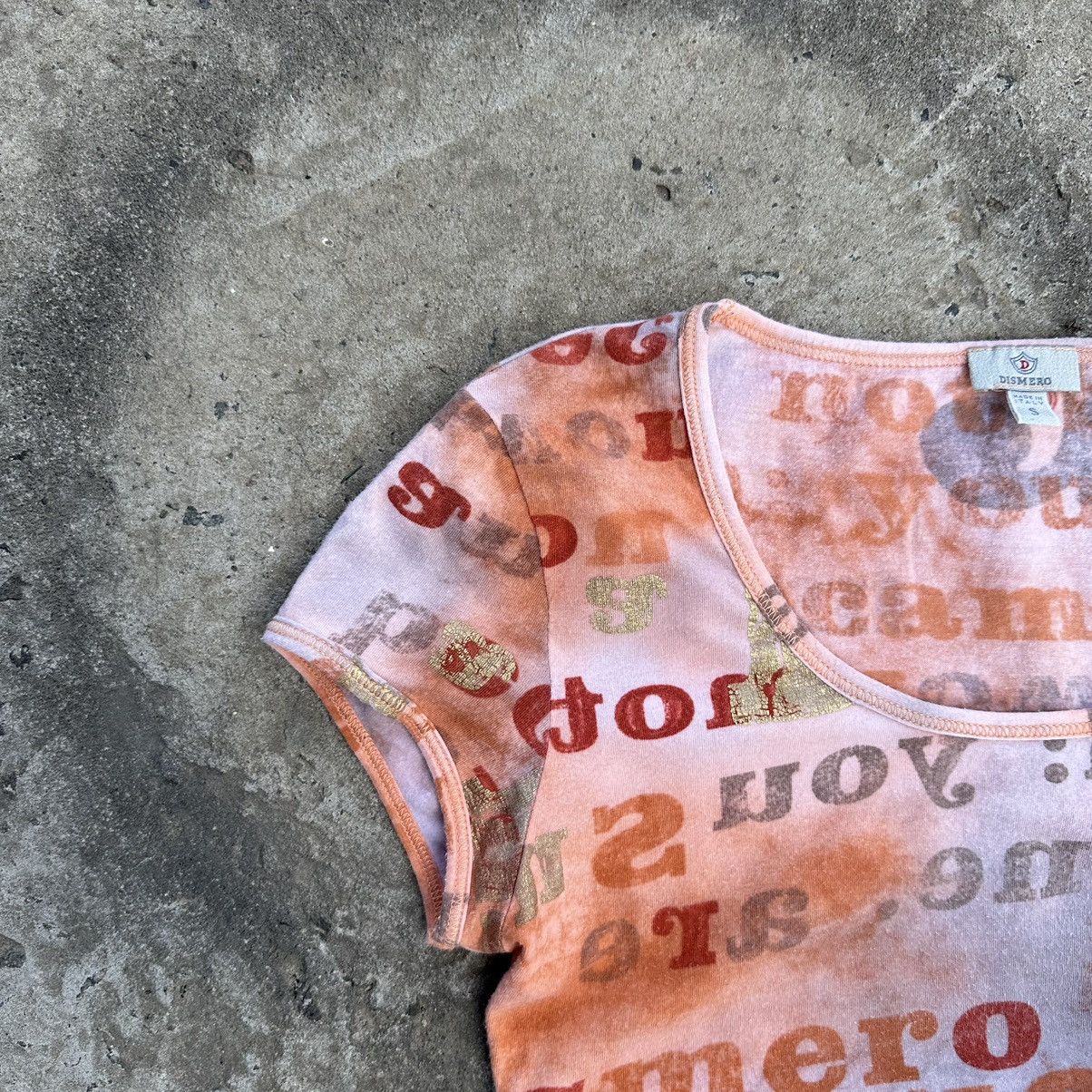 Japanese Brand × Vintage Vintage Japanese Style Crop Top Dismero Y2K 90s Grugne Size S / US 4 / IT 40 - 6 Thumbnail
