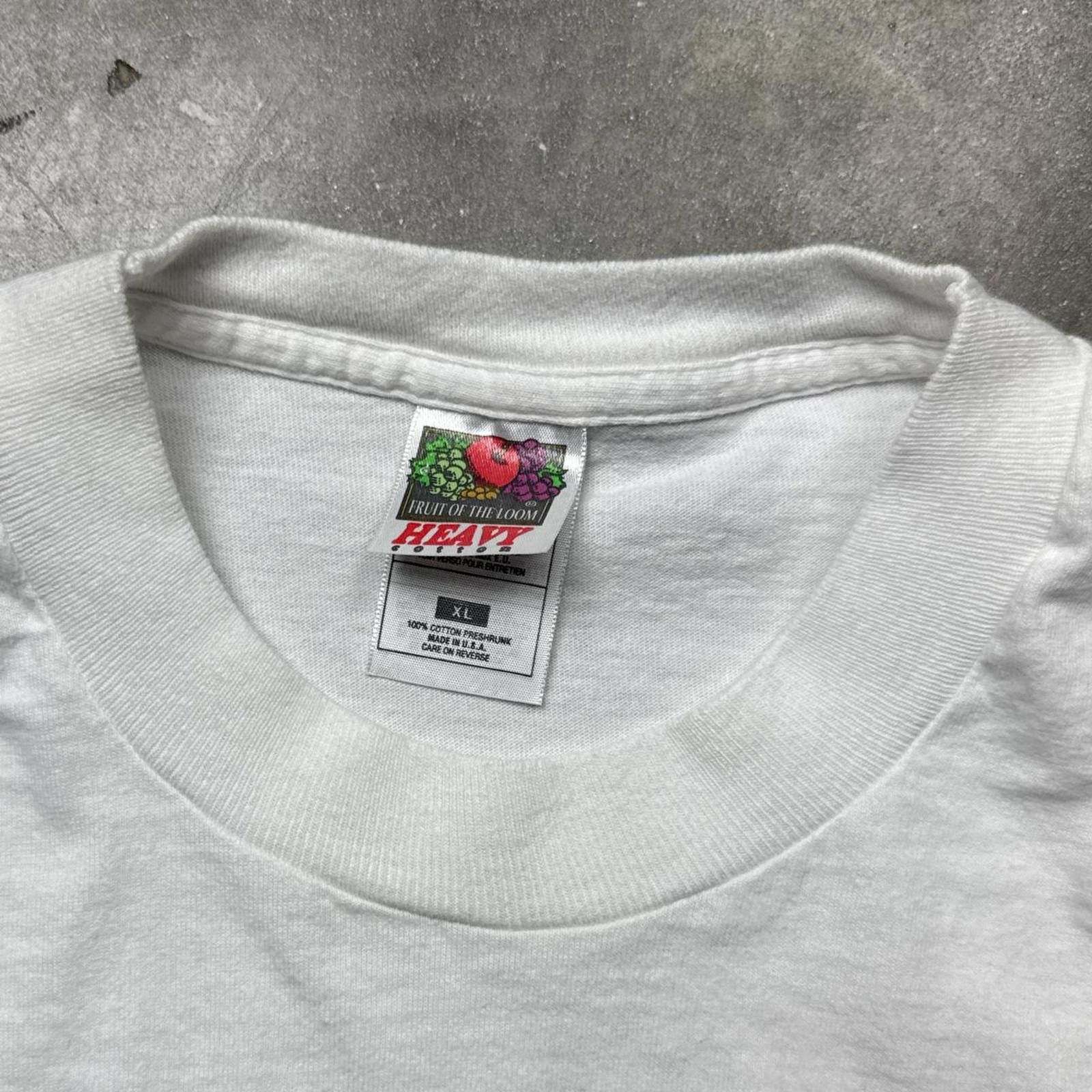 Fruit Of The Loom ESL Education 1990's Vintage Y2k Graphic T-Shirt Size US XL / EU 56 / 4 - 4 Thumbnail