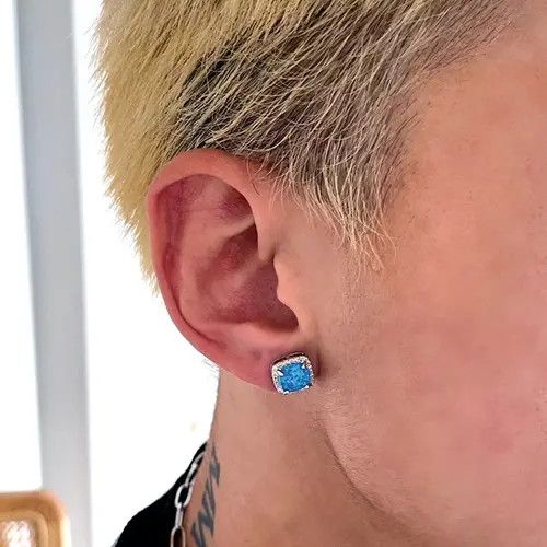 Vintage Punk Diamond Earrings Size ONE SIZE - 3 Thumbnail