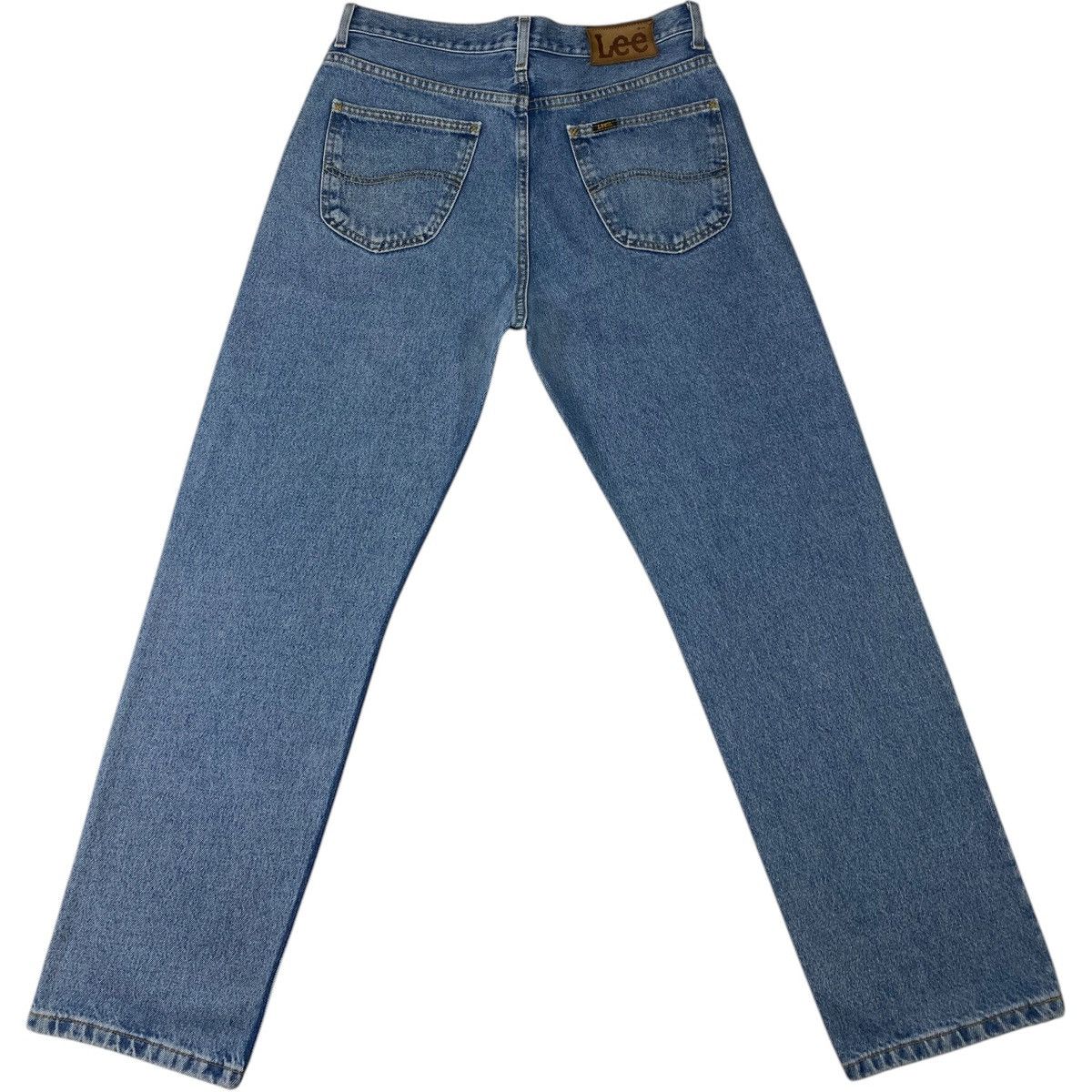 Lee 🔥LASTDROP🔥 Vintage 90s Lee Portland Blue Denim Jeans Pants Size US 34 / EU 50 - 3 Thumbnail