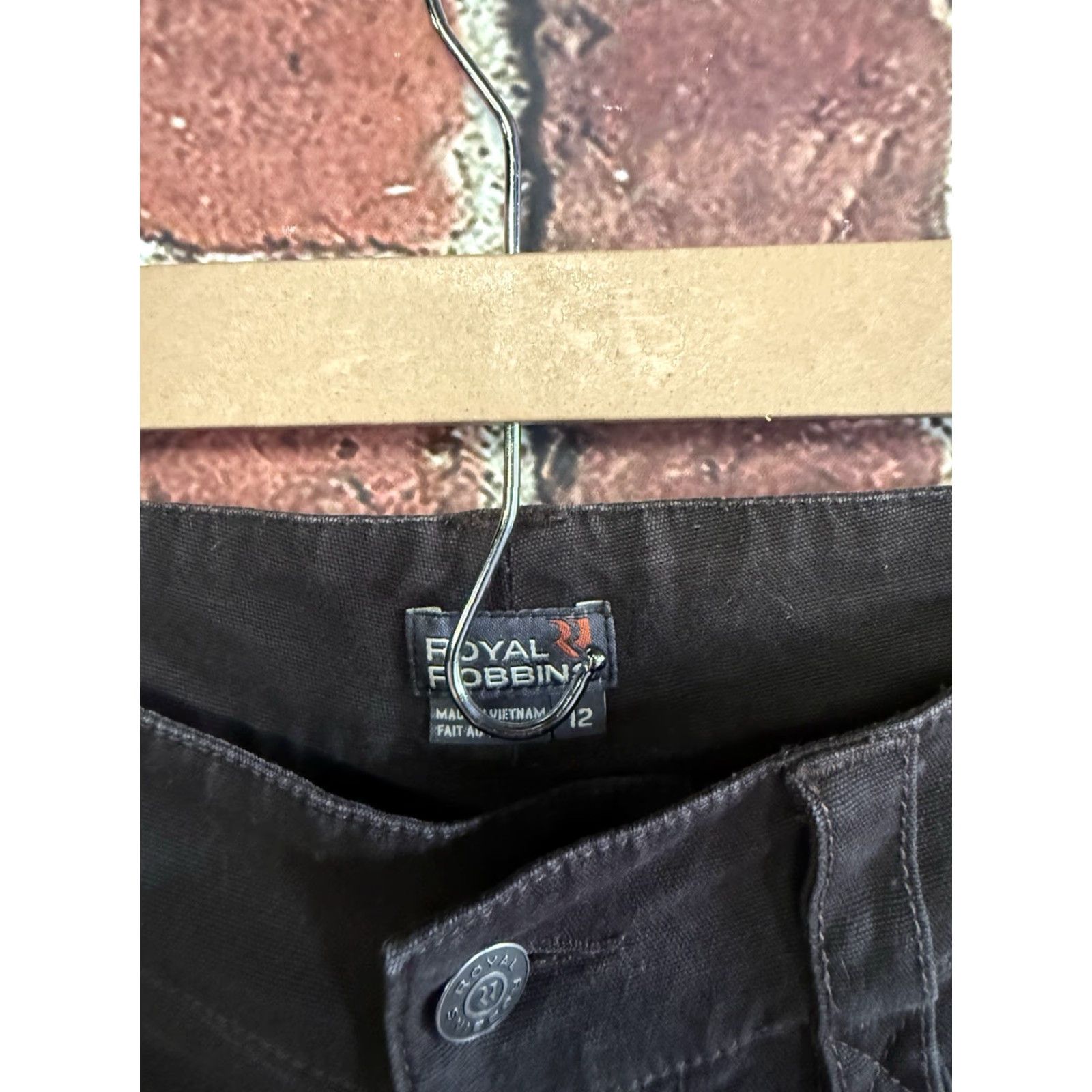 Royal Robbins VINTAGE Royal Robbins Womens Brown Straight Leg Cargo Outdoor Hiking Pants Size 12 Size 34" / US 12 / IT 48 - 3 Thumbnail