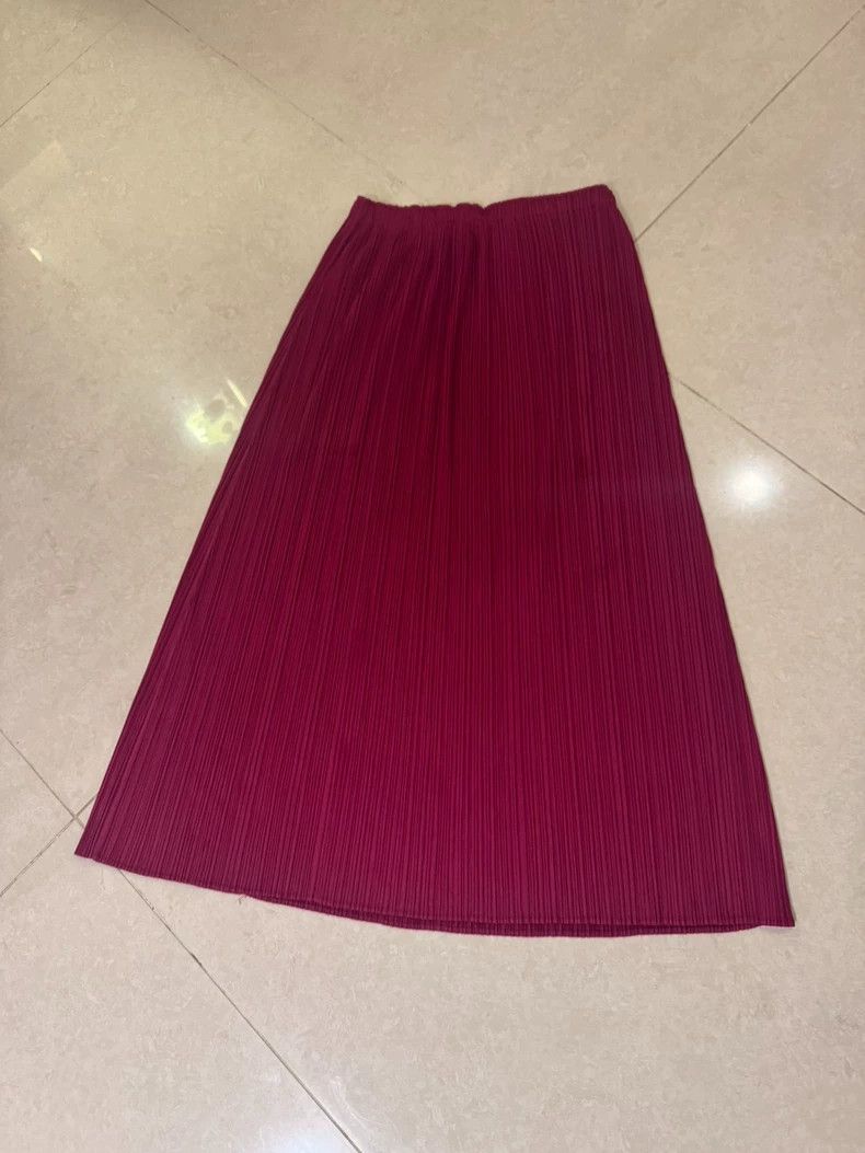 Issey Miyake Issey Miyake size:2 Pink pleated skirt Size 42" / US 20 - 3 Thumbnail