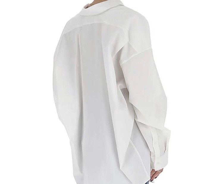 Balenciaga Balenciaga long sleeved white shirt2412-Nextarrow Size US M / EU 48-50 / 2 - 7 Thumbnail