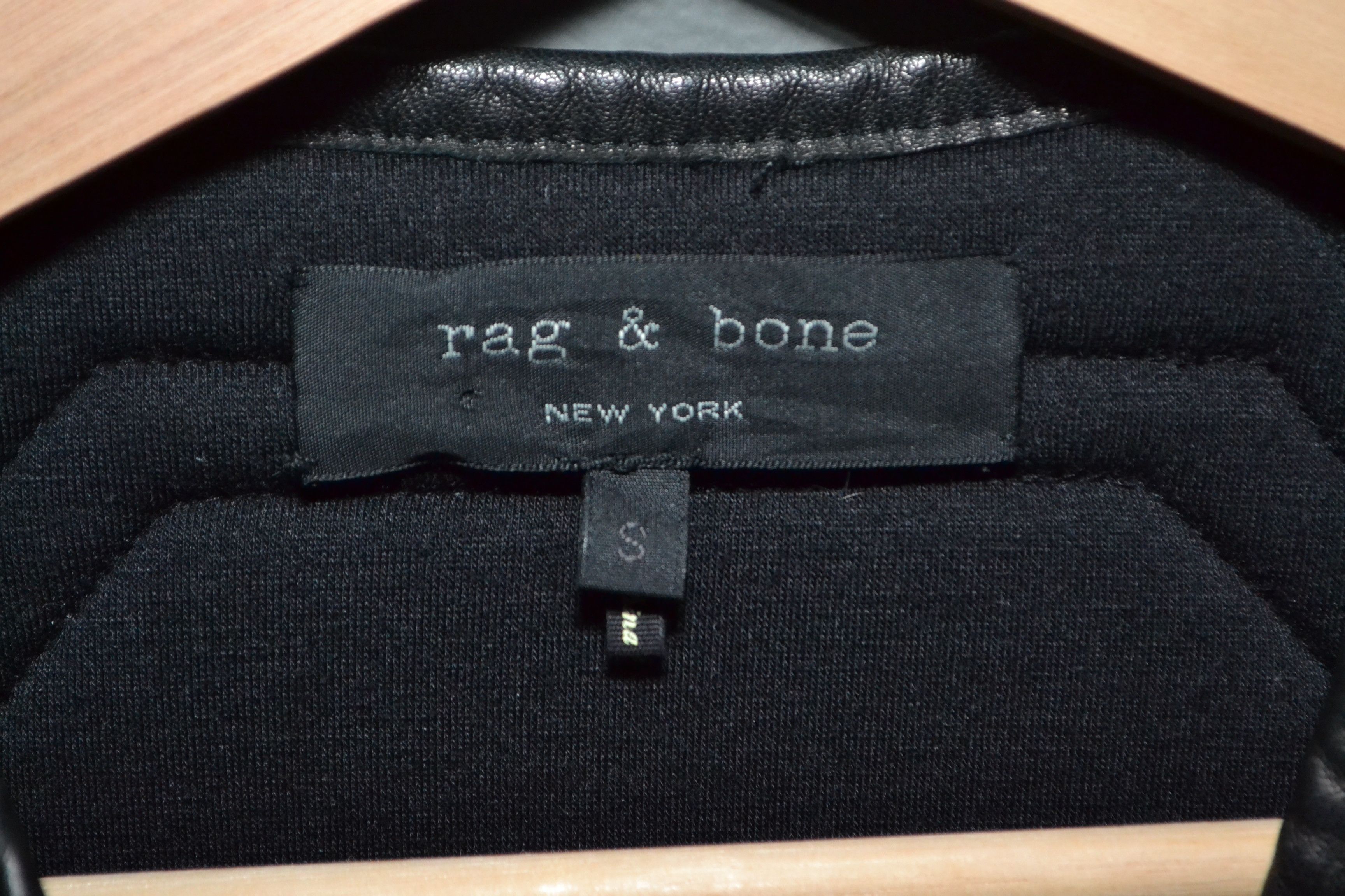 Rag & Bone Rag & Bone S size Wool and Leather Biker Vest Women's Size S / US 4 / IT 40 - 5 Thumbnail