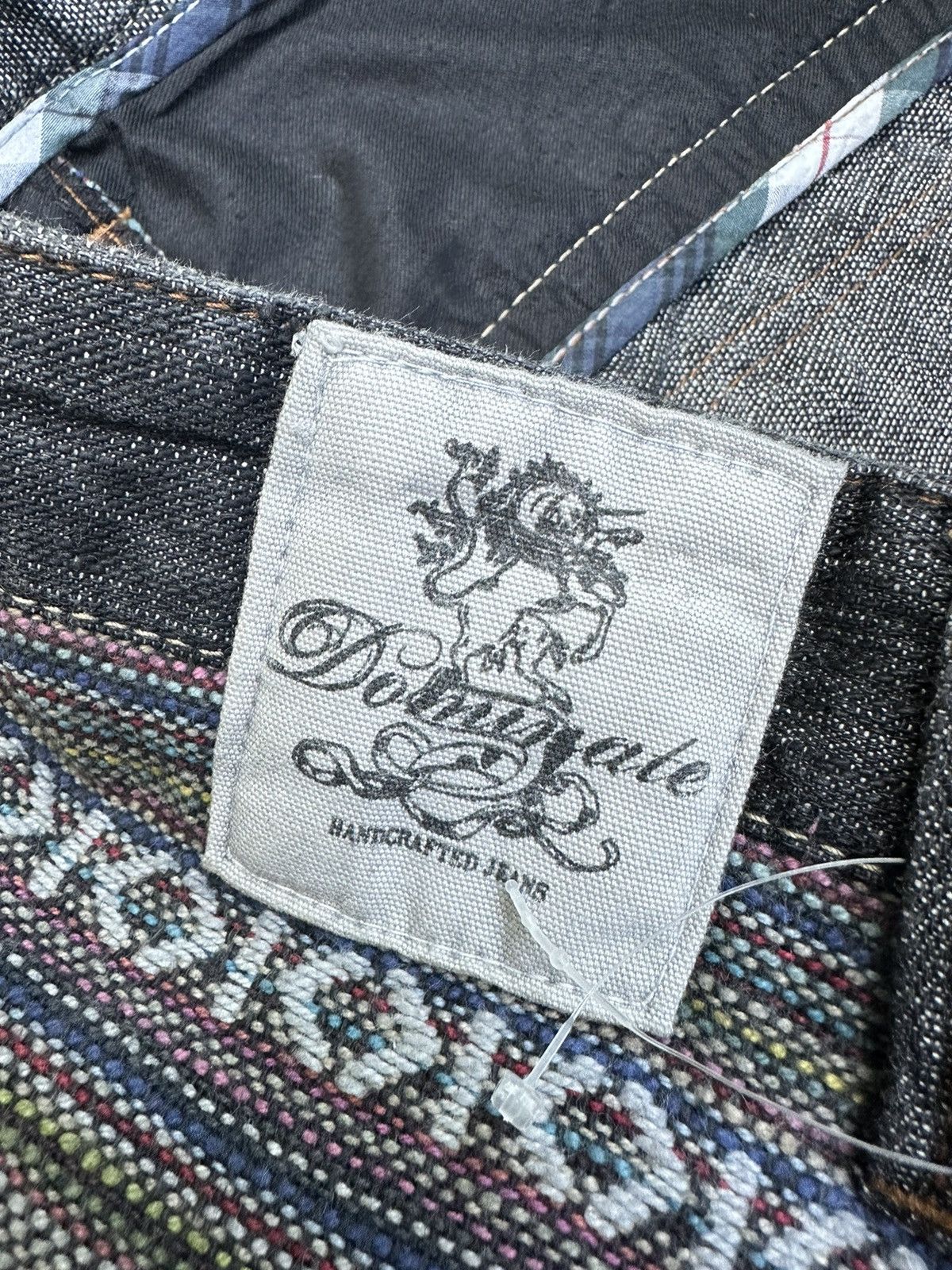 Beauty Beast Dominate Handcrafted Navajo Twist Leg Denim F62 Size US 34 / EU 50 - 11 Thumbnail
