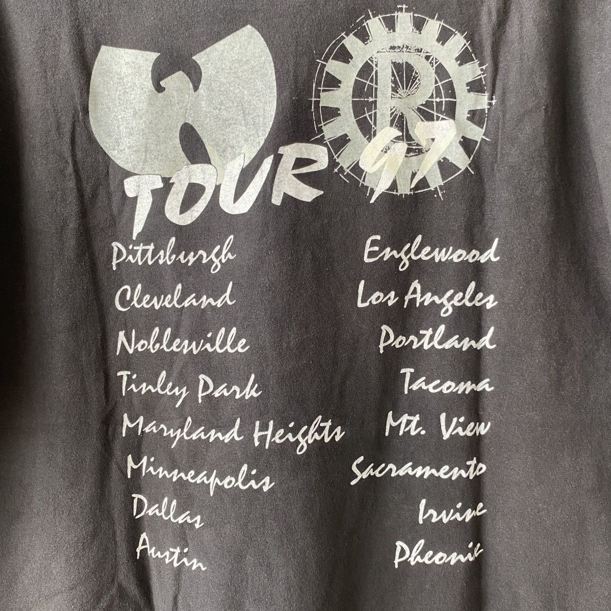 Band Tees RATM Rage Against The Machine Wu-Tang Clan Tour 97 Tshirt Size US XL / EU 56 / 4 - 7 Thumbnail