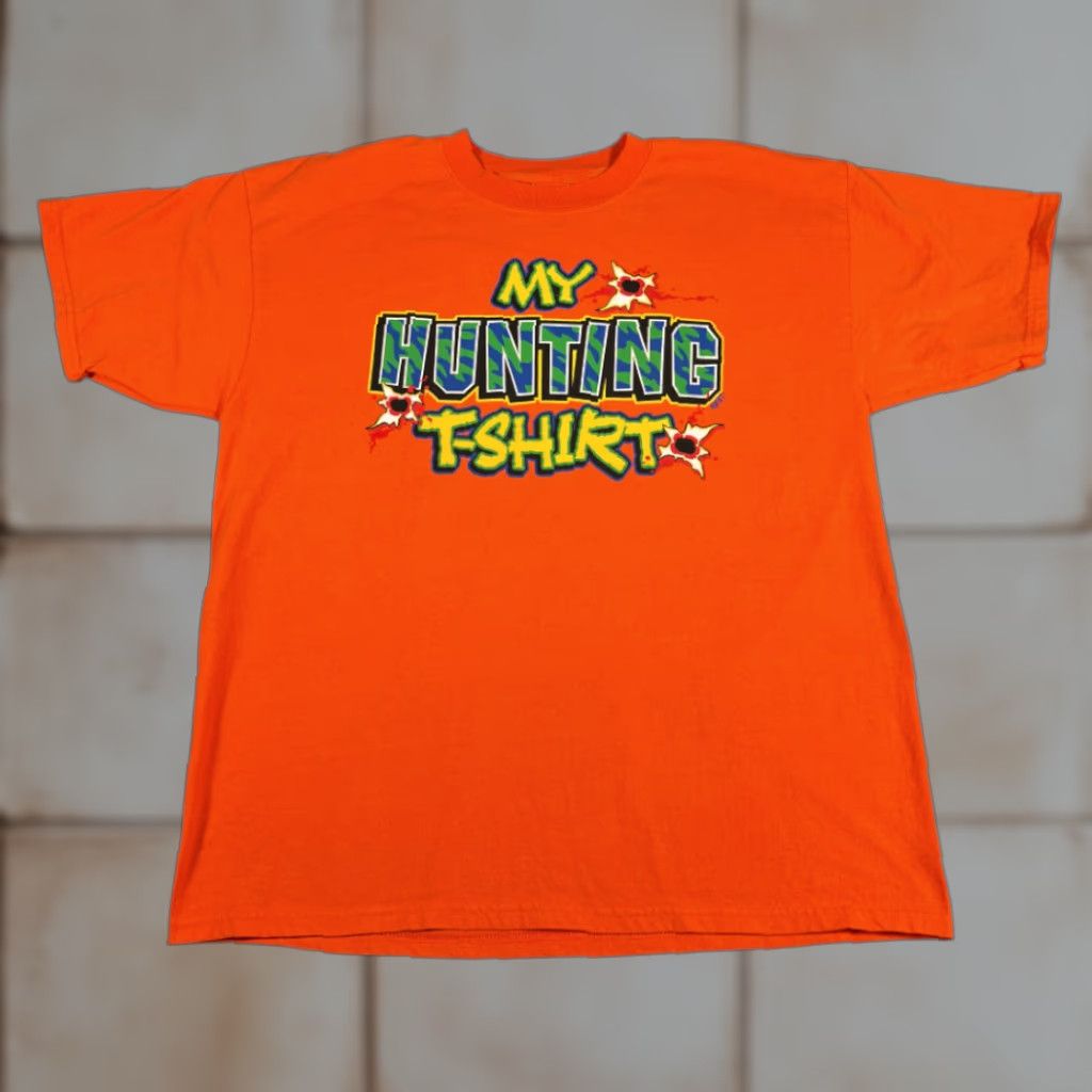 Gildan VINTAGE Hunting Shirt Nike? Size US XL / EU 56 / 4 - 1 Thumbnail