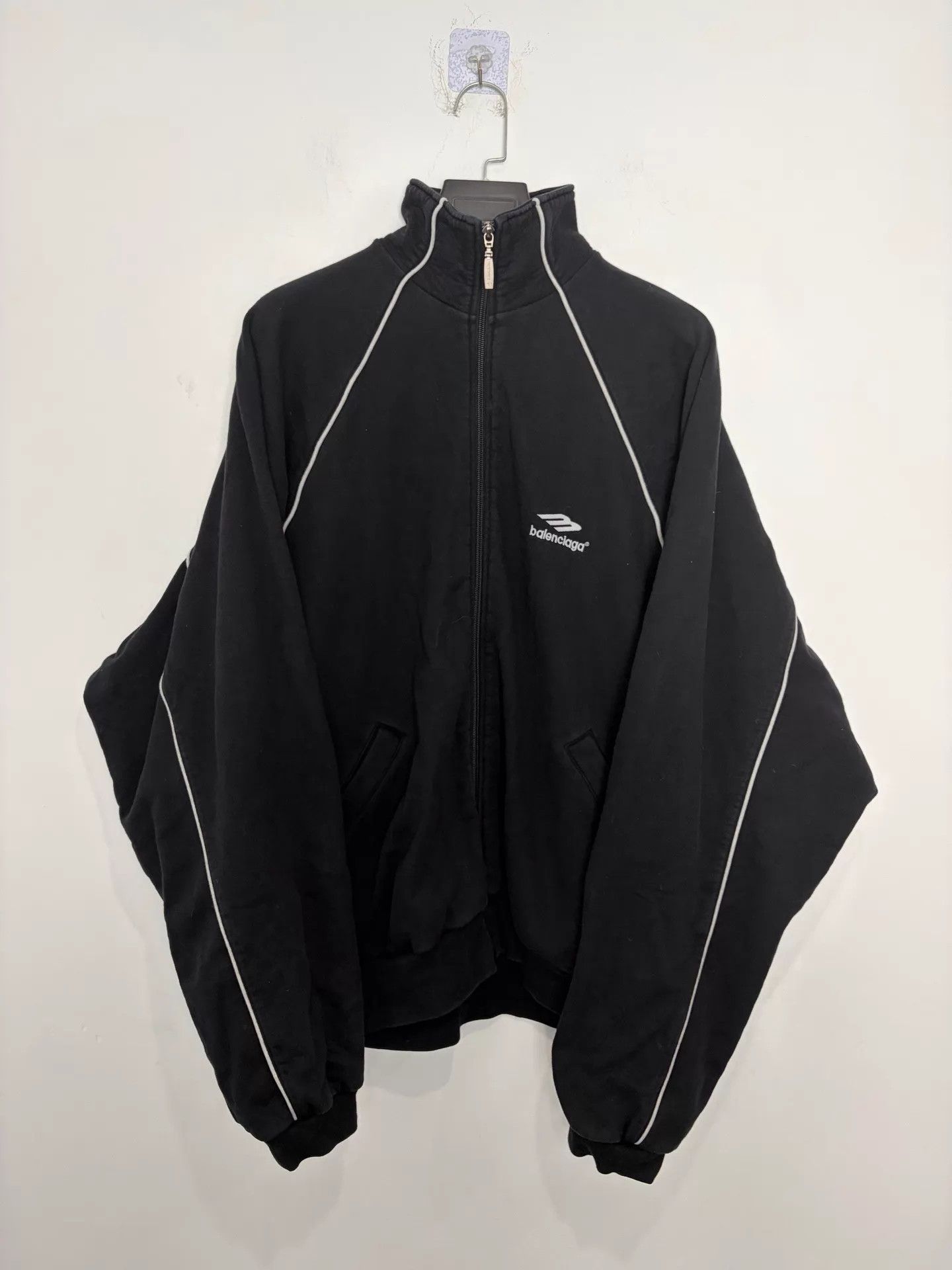 Balenciaga Balenciaga 3B Sports Tracksuit Topstitch Zip Jacket Size 2 Size US M / EU 48-50 / 2 - 1 Thumbnail