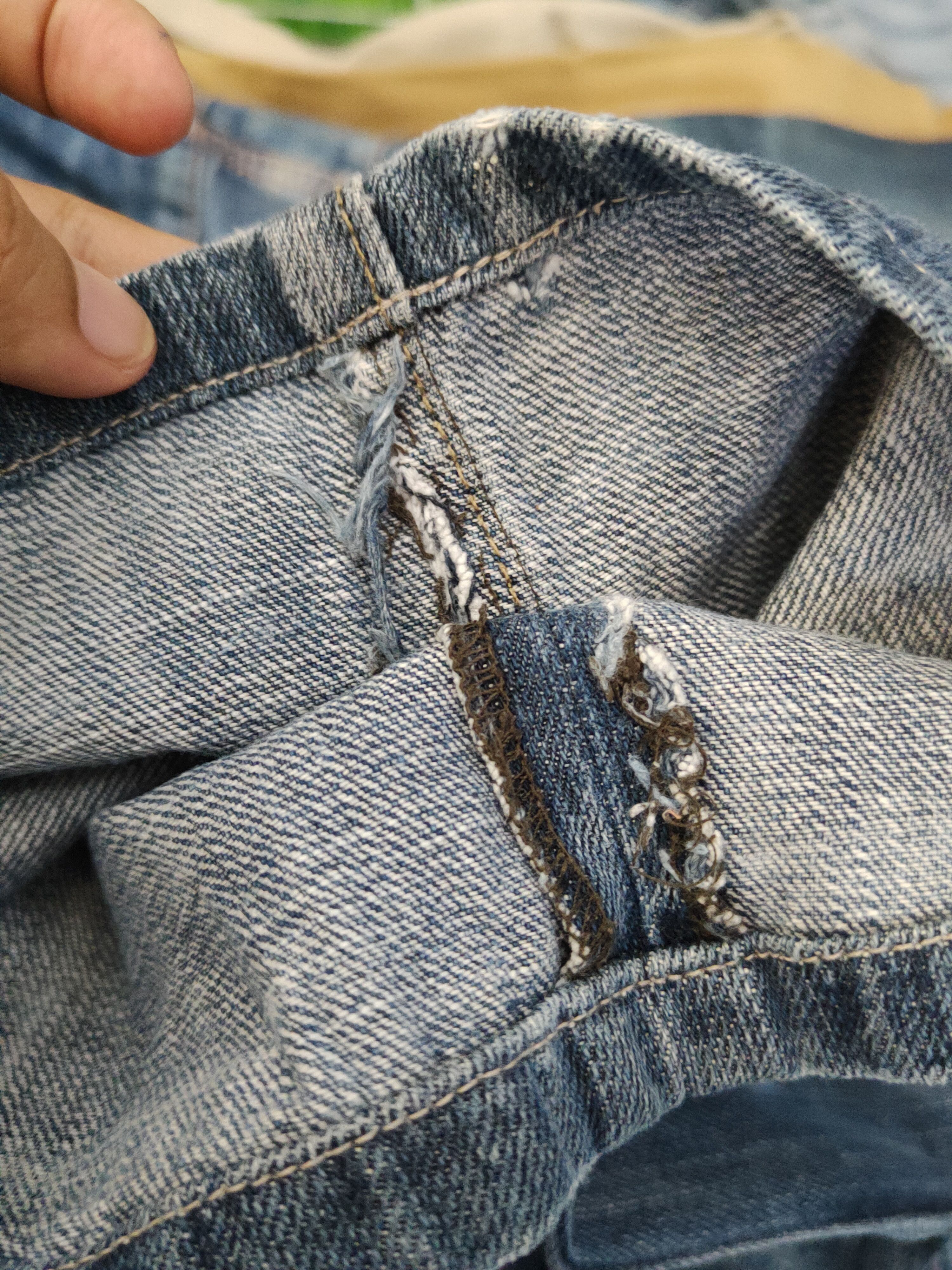 Avirex Avirex Blue multipocket Distressed Ripped denim Jeans #W1694 Size US 30 / EU 46 - 14 Thumbnail