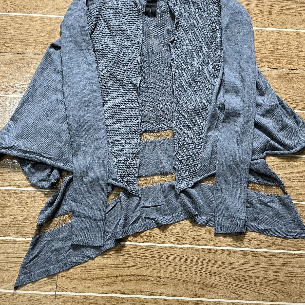 Rick Owens Rick Owens Dust Knitted Wrap Cardigan Size XS / US 0-2 / IT 36-38 - 3 Thumbnail