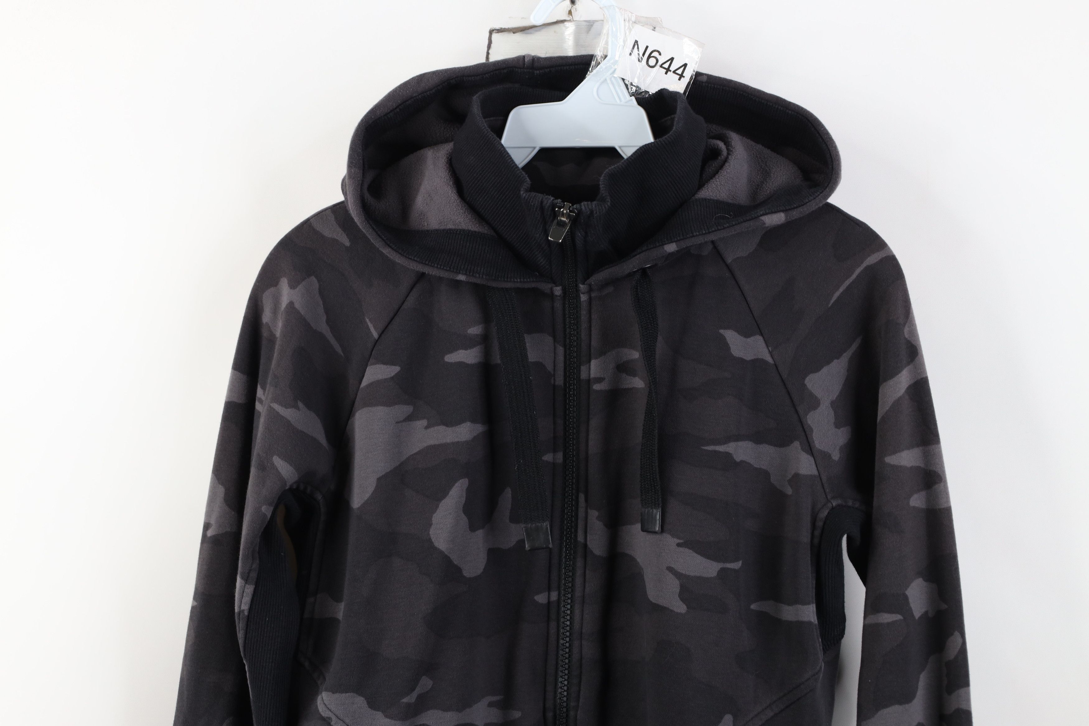 Athleta Athleta Heavyweight Camouflage Full Zip Hoodie Sweatshirt Size S / US 4 / IT 40 - 2 Thumbnail