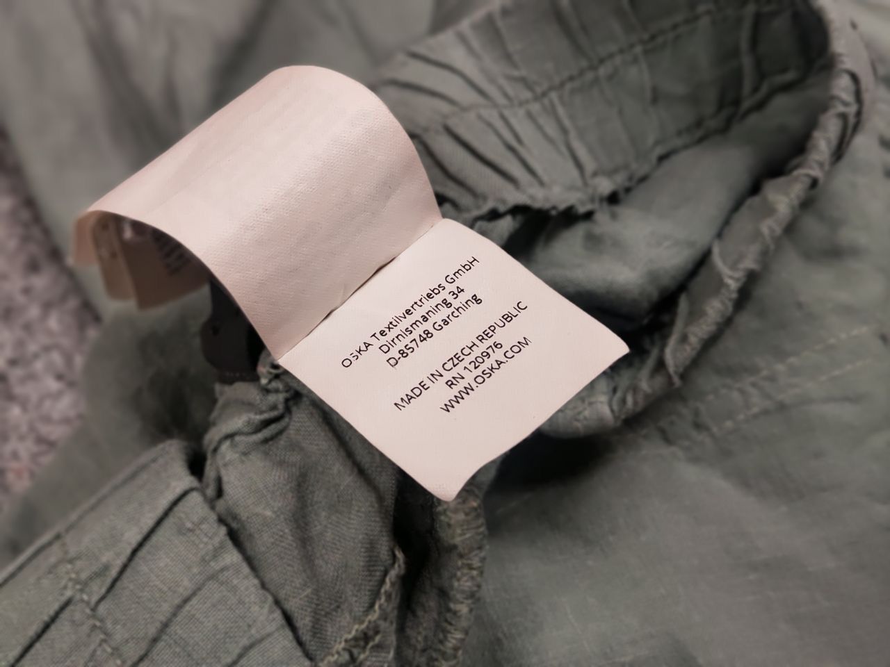 OSKA Oska Germany Design Linen pistachio color Light Baggy Pants Size 36" / US 14 / IT 50 - 18 Thumbnail
