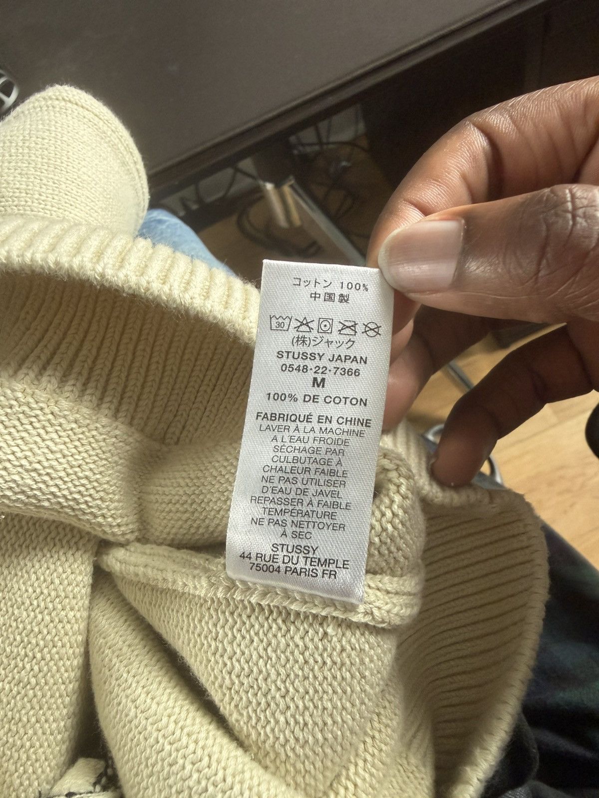 Stussy Stussy care label sweater Size US M / EU 48-50 / 2 - 5 Thumbnail