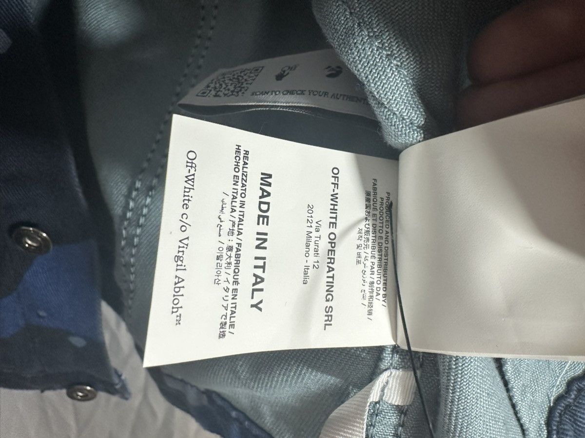 Off-White OFF WHITE BLUE CAMO DENIM JACKET Size US M / EU 48-50 / 2 - 9 Thumbnail