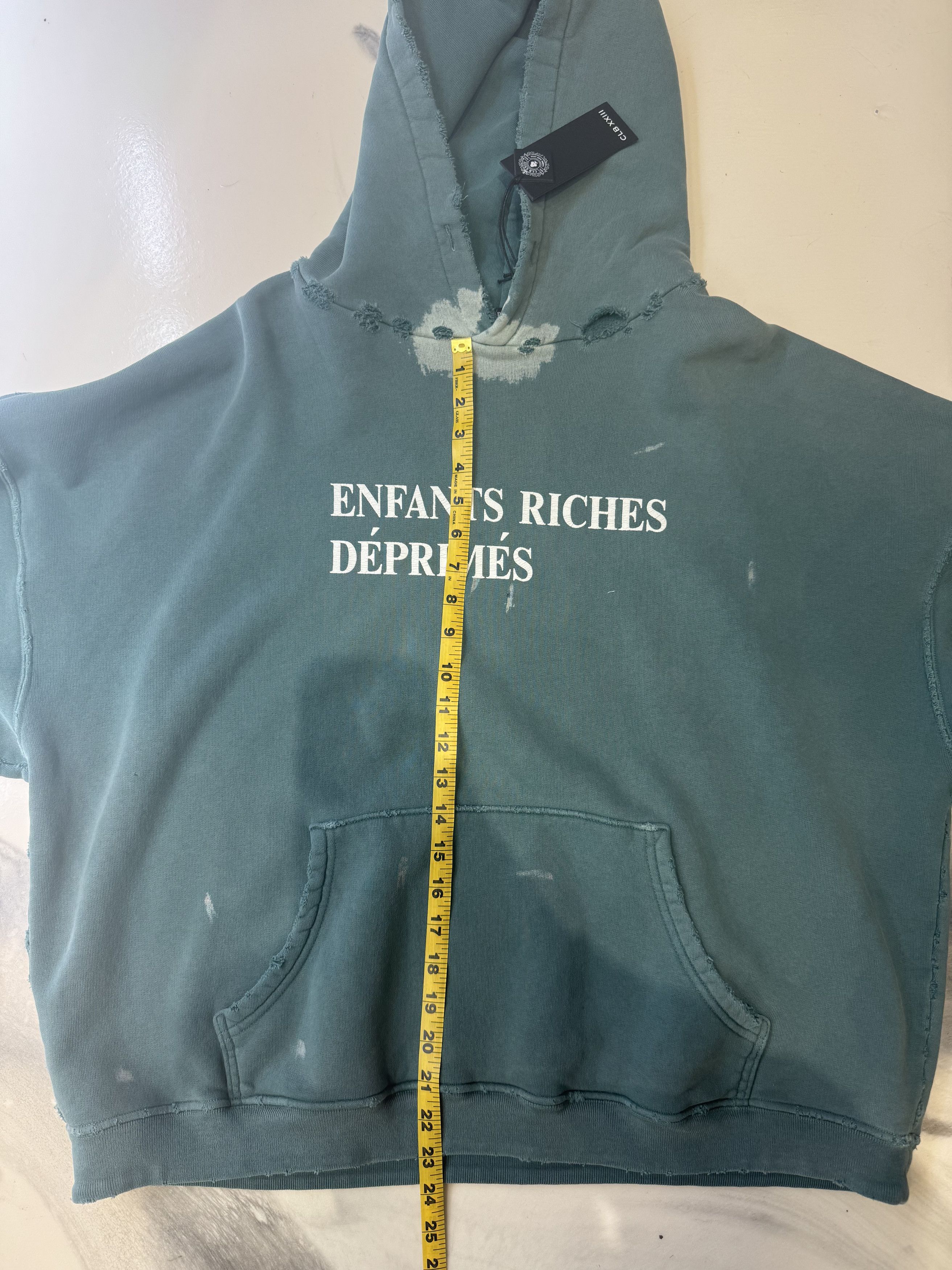 Enfants Riches Deprimes Enfants Riches Déprimés Classic Logo Hoodie in Green Size US L / EU 52-54 / 3 - 9 Thumbnail