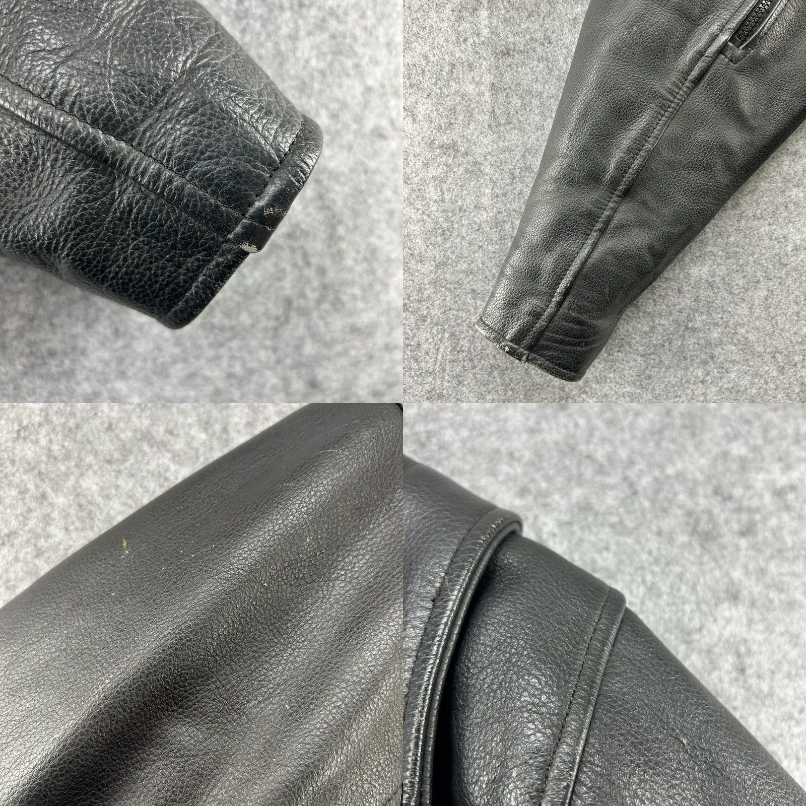 Vintage VINTAGE Z1R Jacket Mens 46 Black Genuine Leather Biker Motorcycle Thinsulate Bomber Short Coat Women? Size US S / EU 44-46 / 1 - 8 Thumbnail