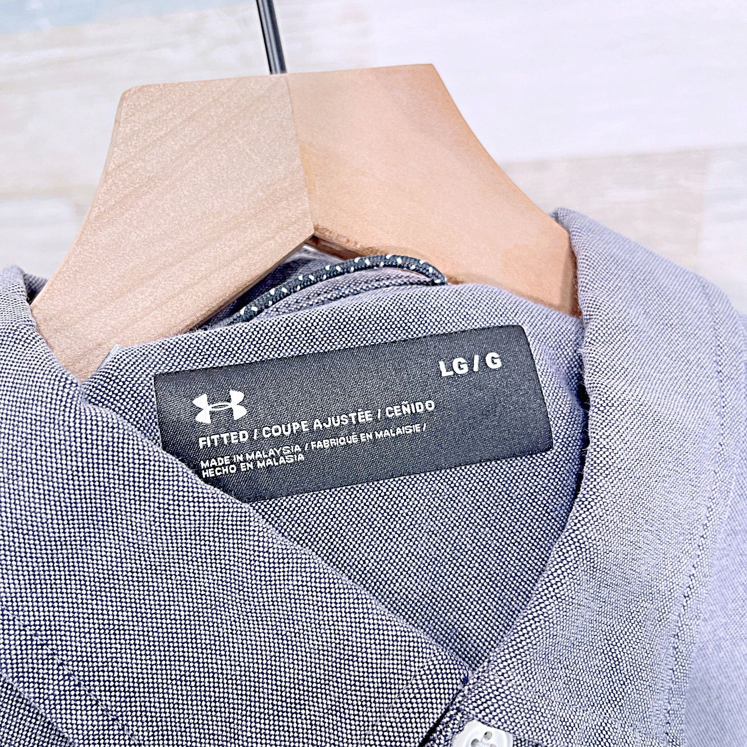 Under Armour Under Armour Performance Oxford Shirt Gray Mens Large Size US L / EU 52-54 / 3 - 5 Thumbnail