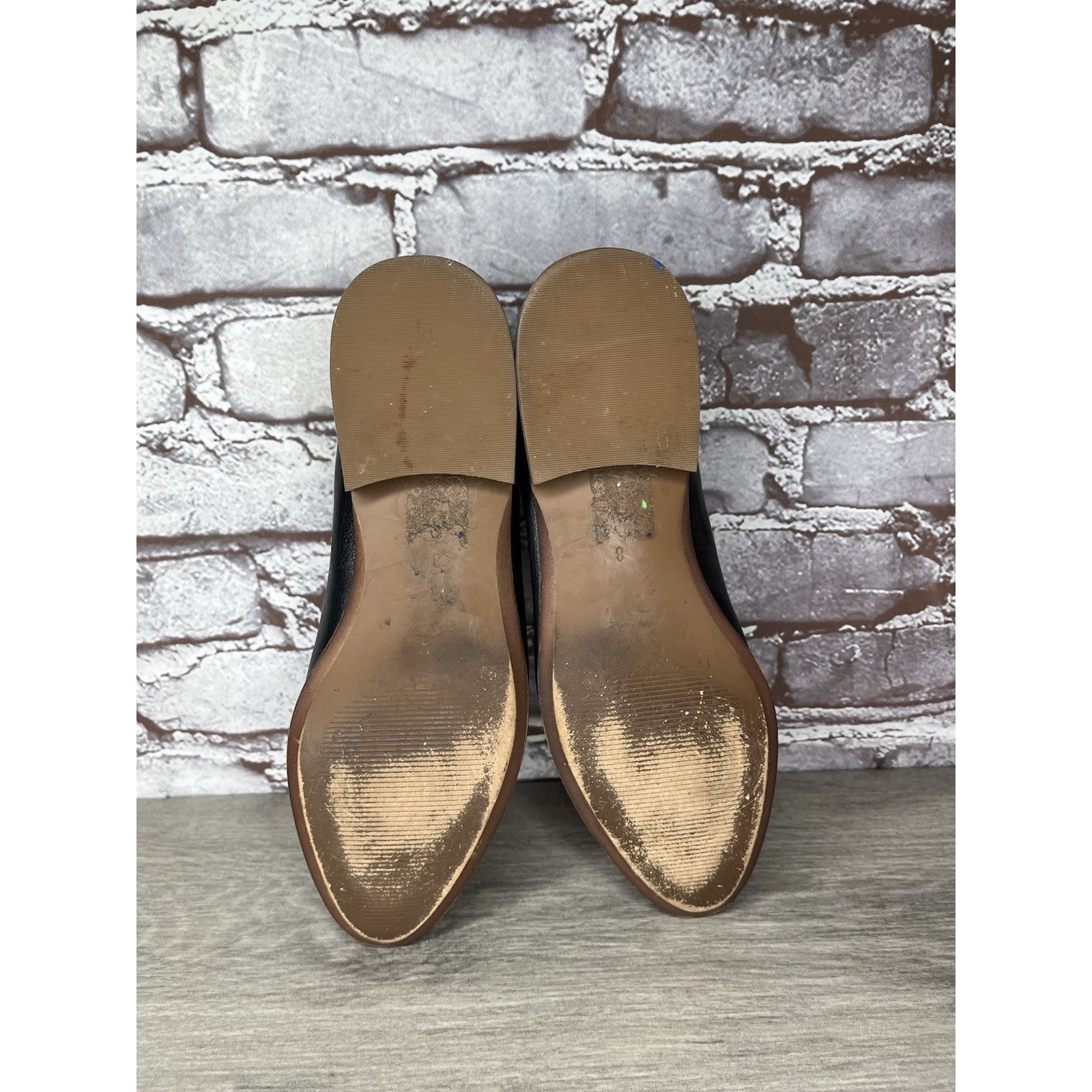 Madewell Madewell Black Leather The Frances Loafers Office Shoes Wome Size US 8 / IT 38 - 21 Thumbnail
