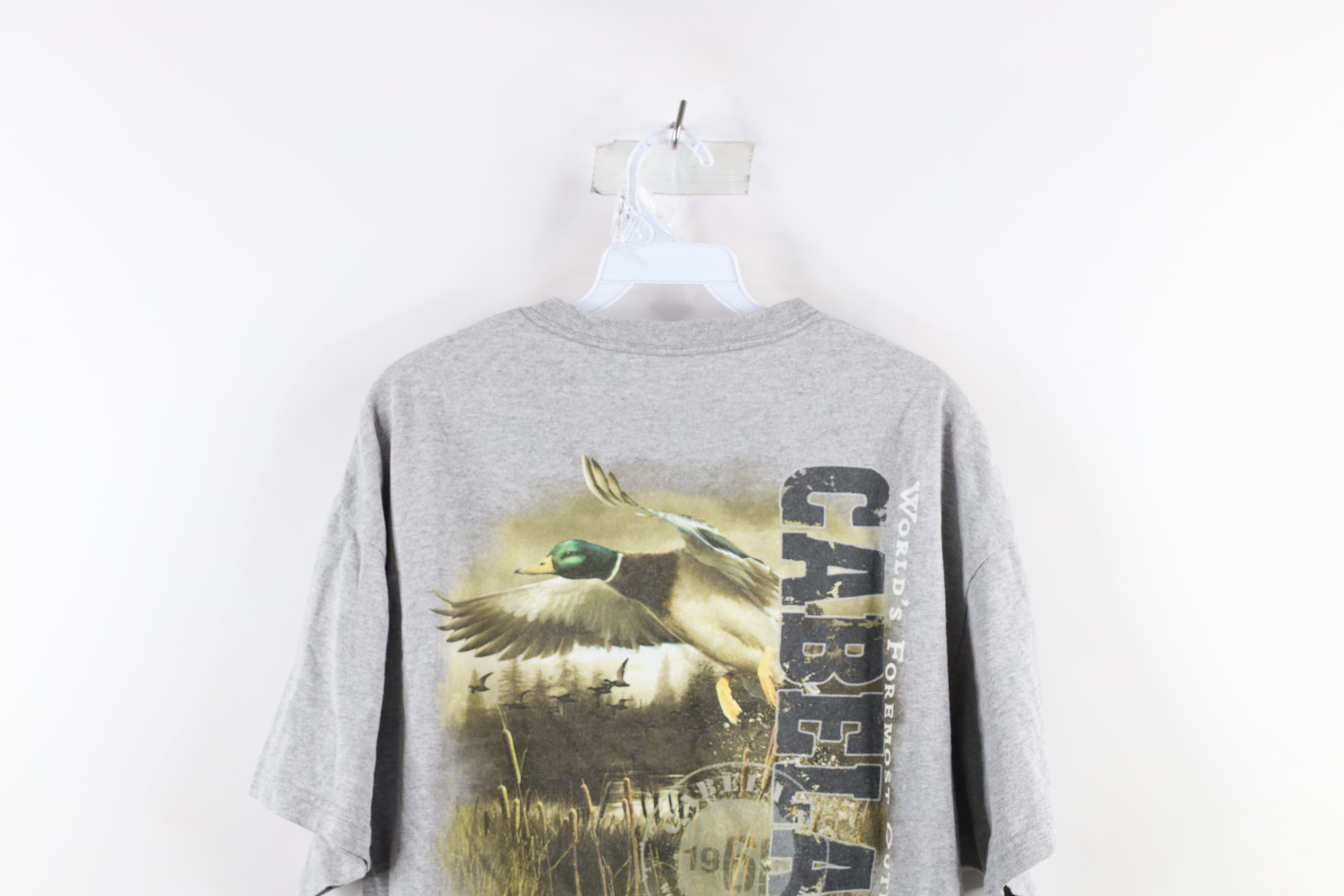 Cabelas Vintage Cabelas Distressed Duck Hunting Double Sided T-Shirt Size US XL / EU 56 / 4 - 9 Thumbnail