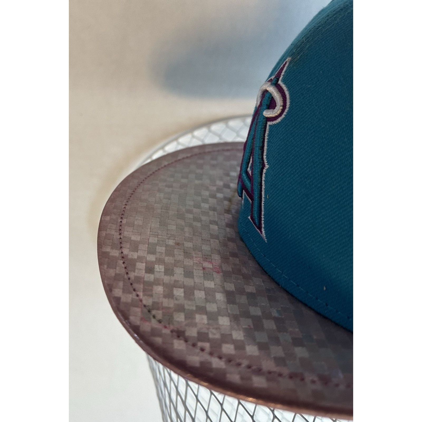 New Era New Era 59fifty 7 3/4 Hat Los Angeles Angels Teal Reflective Size ONE SIZE - 8 Thumbnail