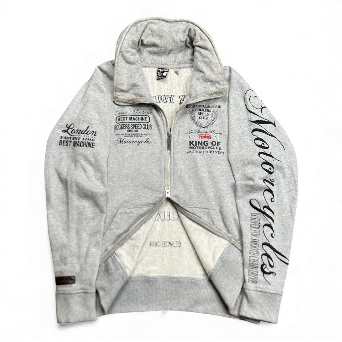 Norton Norton Bono Hoodie Double Zipper Embroiderry Size US M / EU 48-50 / 2 - 2 Thumbnail