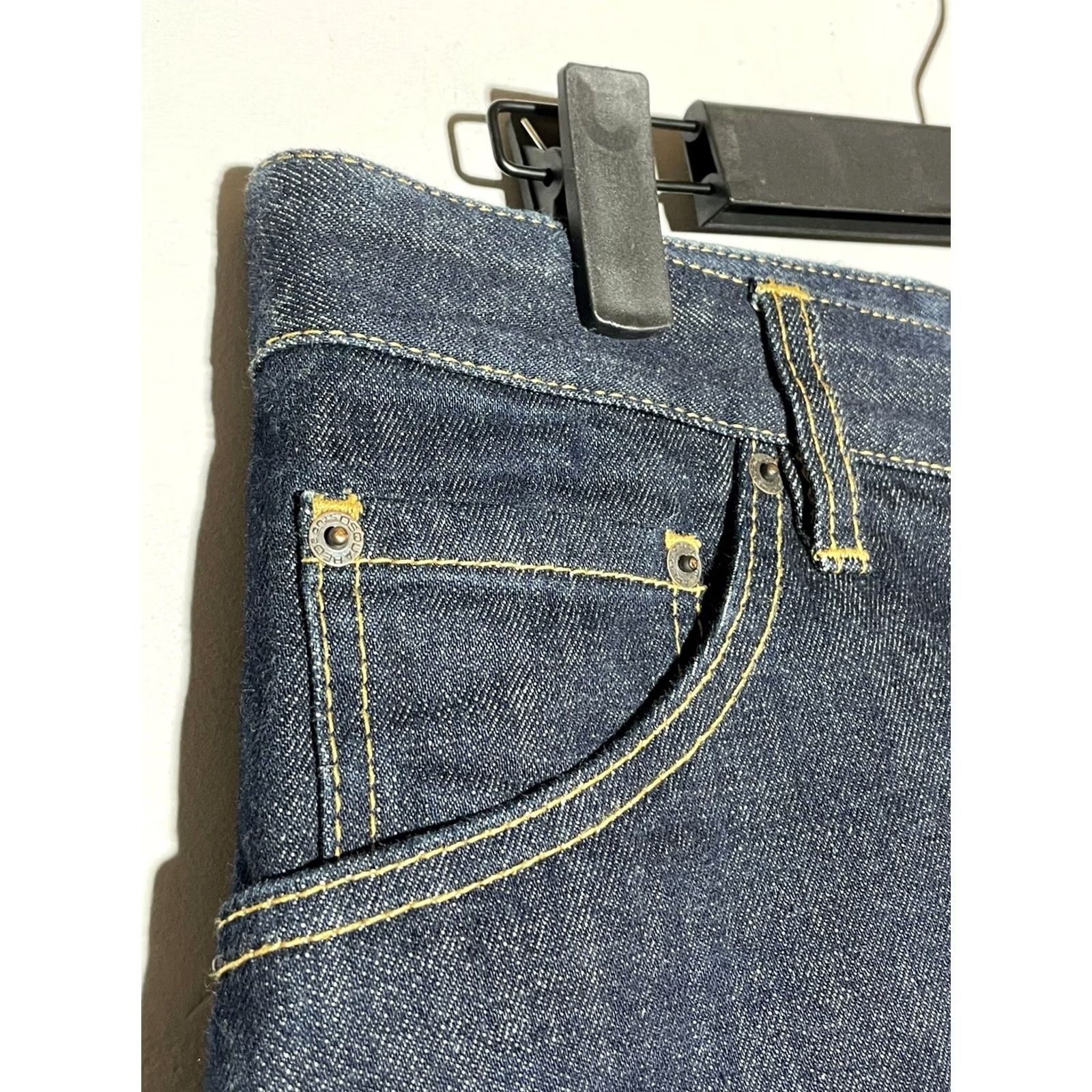 Dsquared2 Dark Blue Denim Mini Shorts Size 46 Size 32" / US 10 / IT 46 - 5 Thumbnail