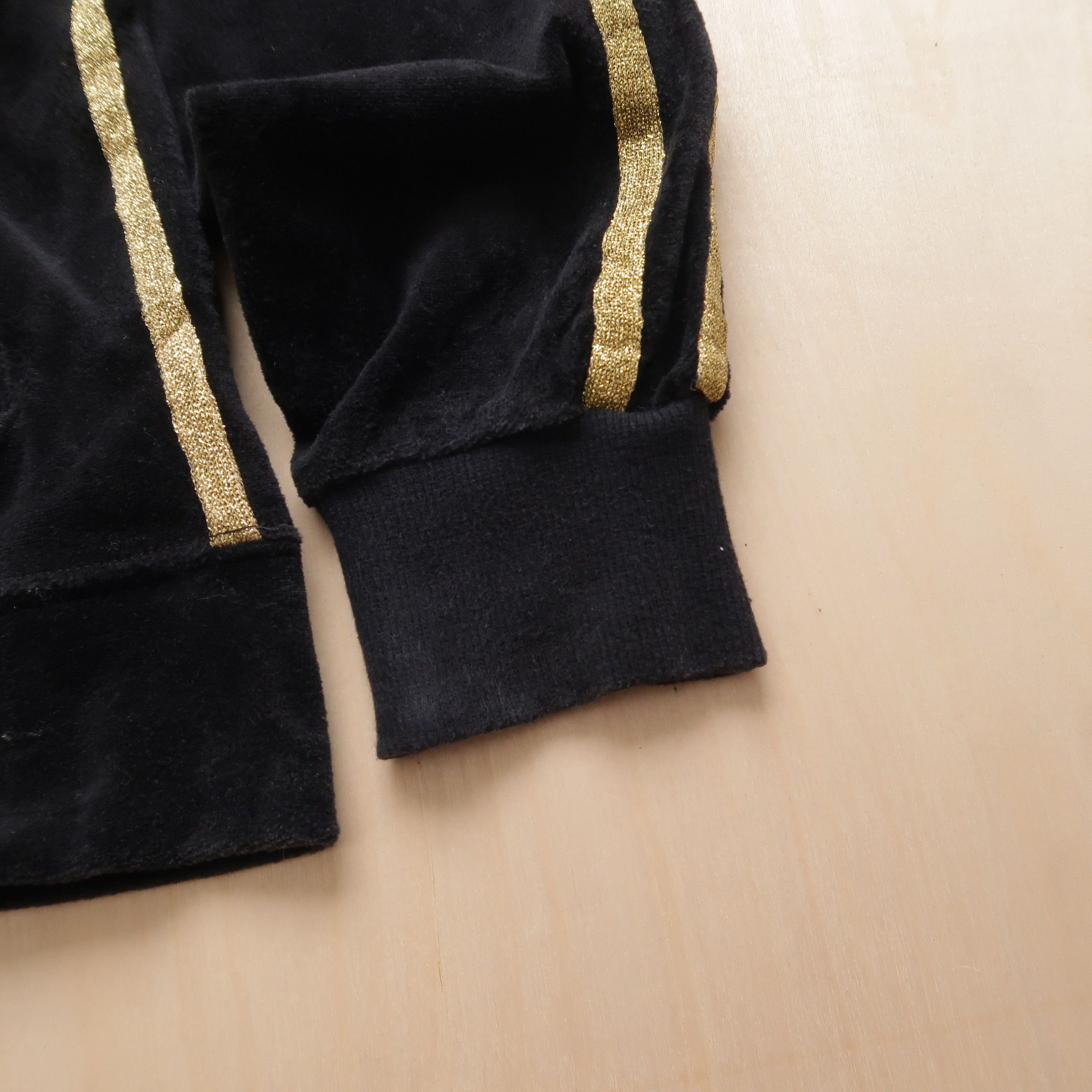 Japanese Brand 2000s Playboy Track Jacket Velvet Gold Tapped Size L / US 10 / IT 46 - 10 Thumbnail