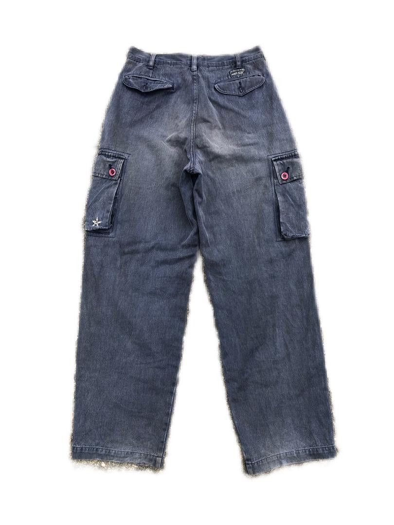 Stussy × Vintage Rare🔥 Vintage Stussy Cargo Pants Distressed Size US 28 / EU 44 - 2 Thumbnail