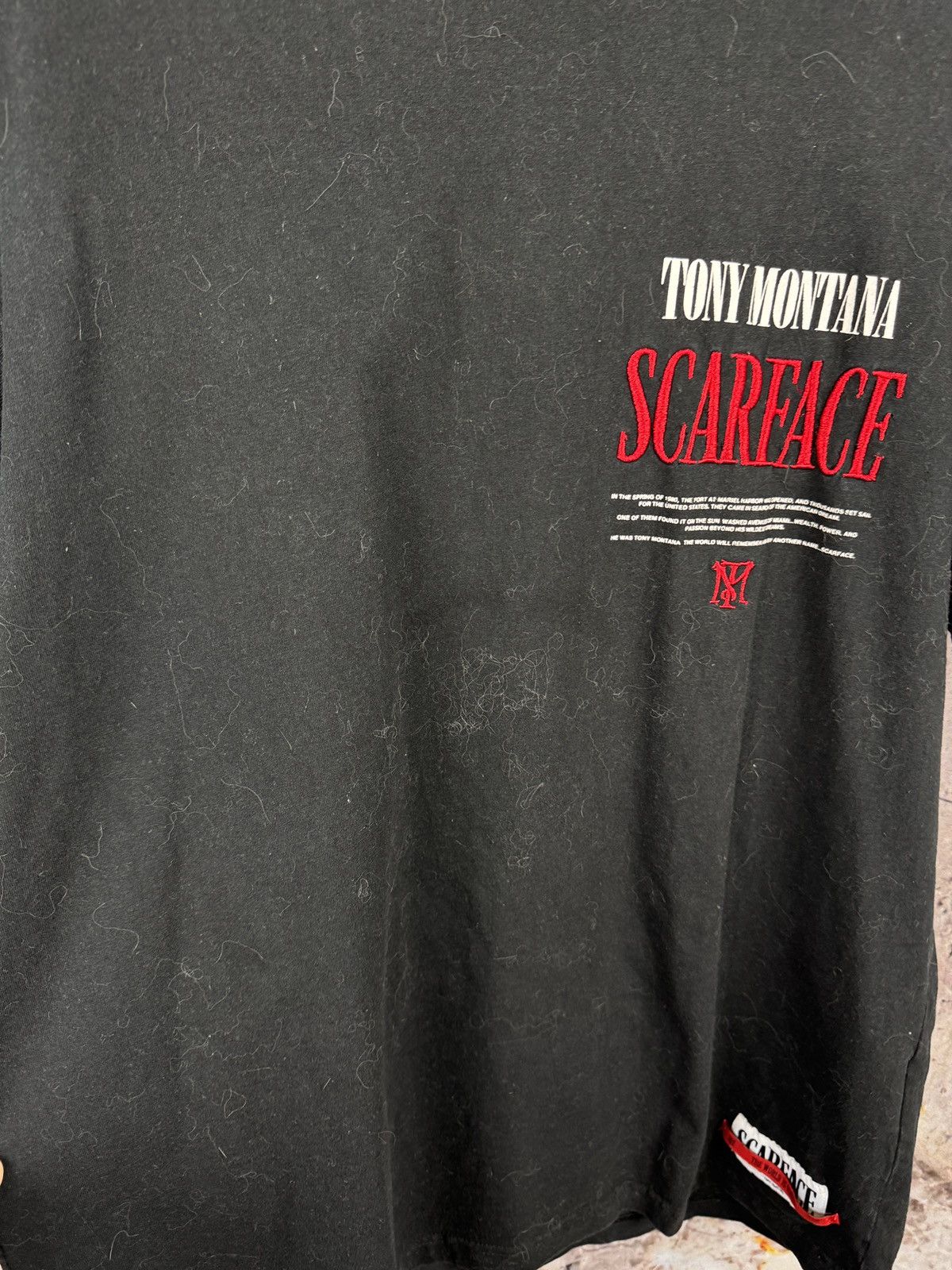 Vintage Men’s Scarface Shoe Palace T-Shirt Movie Big Logo Size Large Size US L / EU 52-54 / 3 - 3 Thumbnail