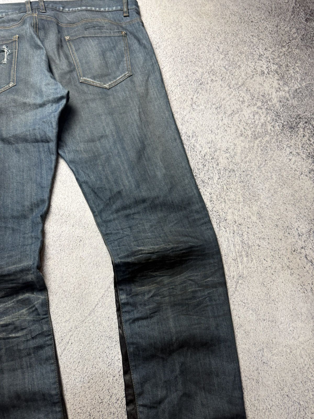Les Hommes Les Hommes Avant Garde Jeans Y2K leather Size US 36 / EU 52 - 20 Thumbnail
