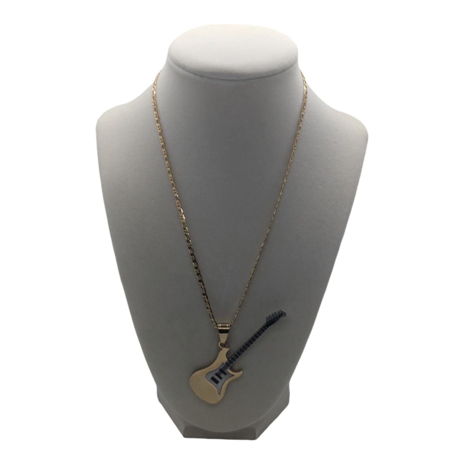 The Unbranded Brand 14KT Gold Filled Necklace and Guitar Pendant Size ONE SIZE - 2 Thumbnail
