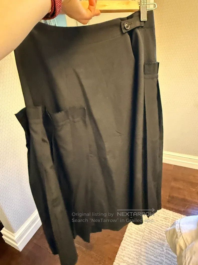 Y's Y's size 1 Asymmetrical pleated skirt Size 24" / US 00 / IT 34 - 5 Thumbnail