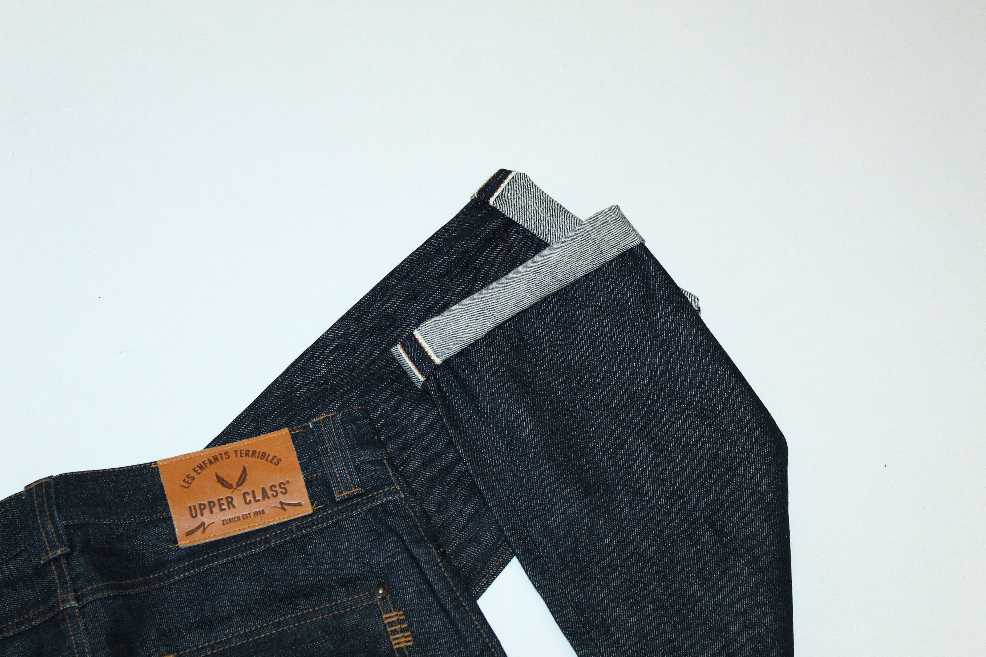 Japanese Brand Upper Class Rough Japan Dotted Selvage Raw 14,4oz Jeans Size US 33 - 9 Thumbnail